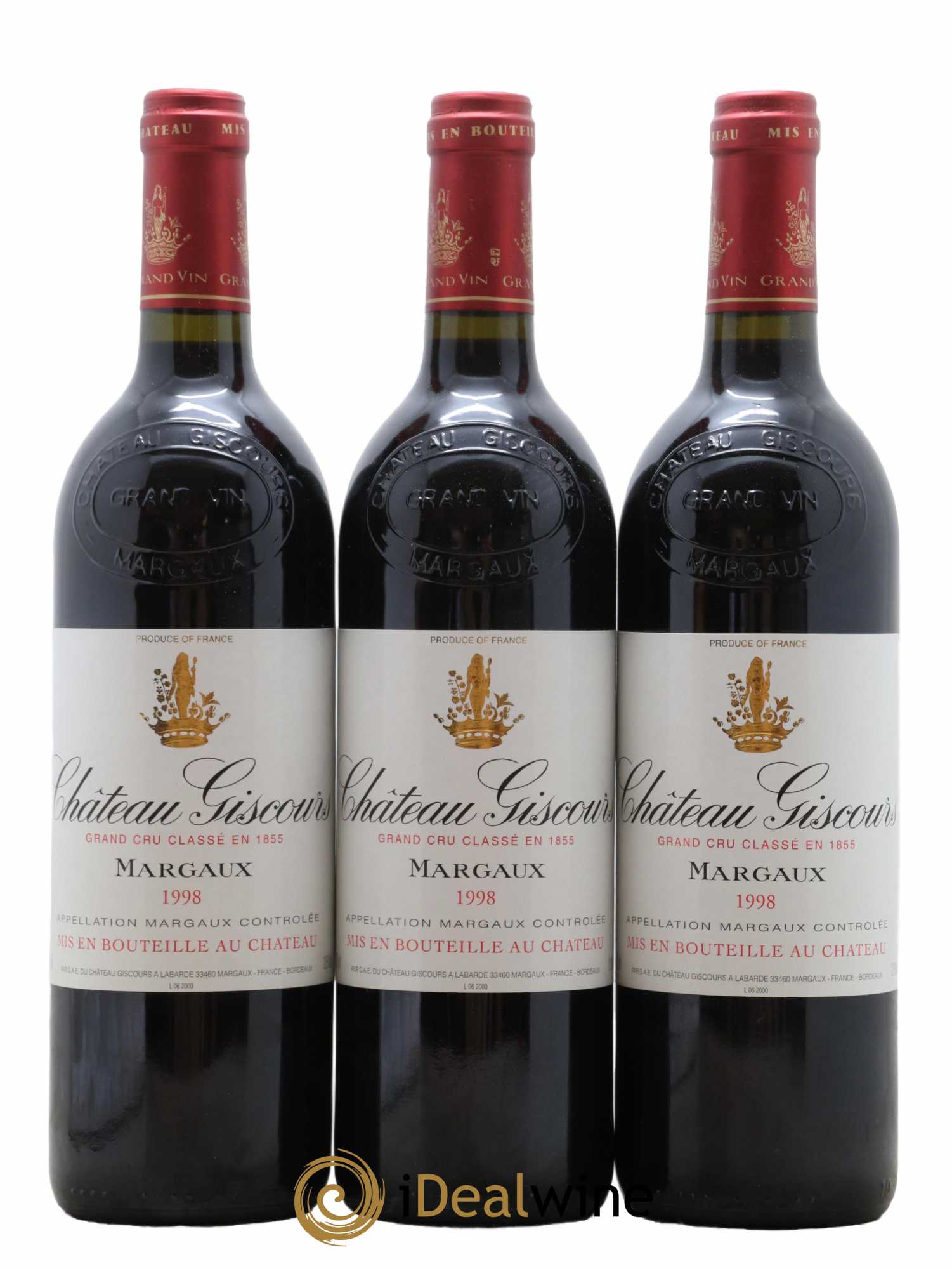 Château Giscours 3ème Grand Cru Classé 1998 - Lot de 12 bouteilles - 2