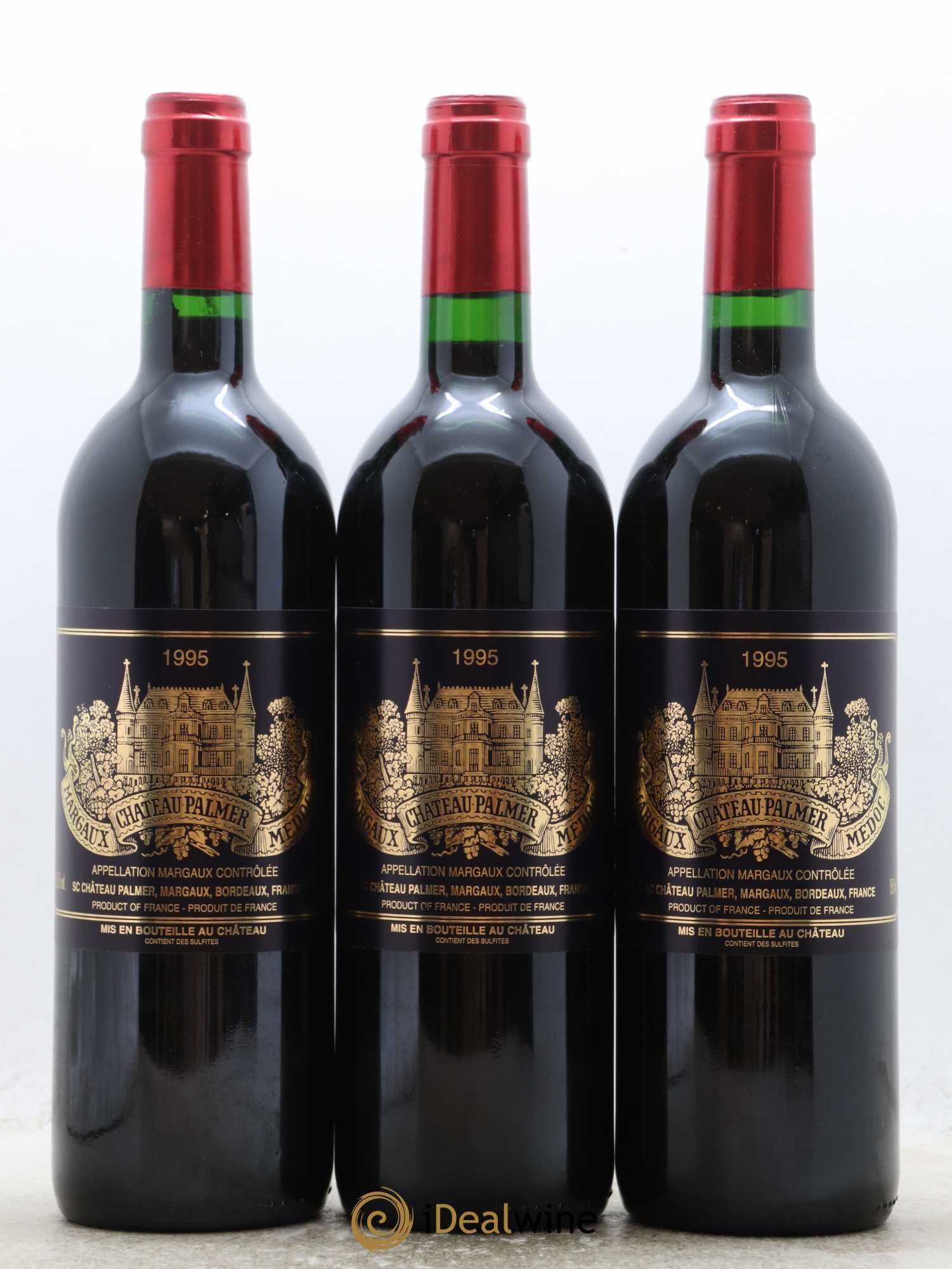 Château Palmer 3ème Grand Cru Classé 1995 - Lot de 12 bouteilles - 3