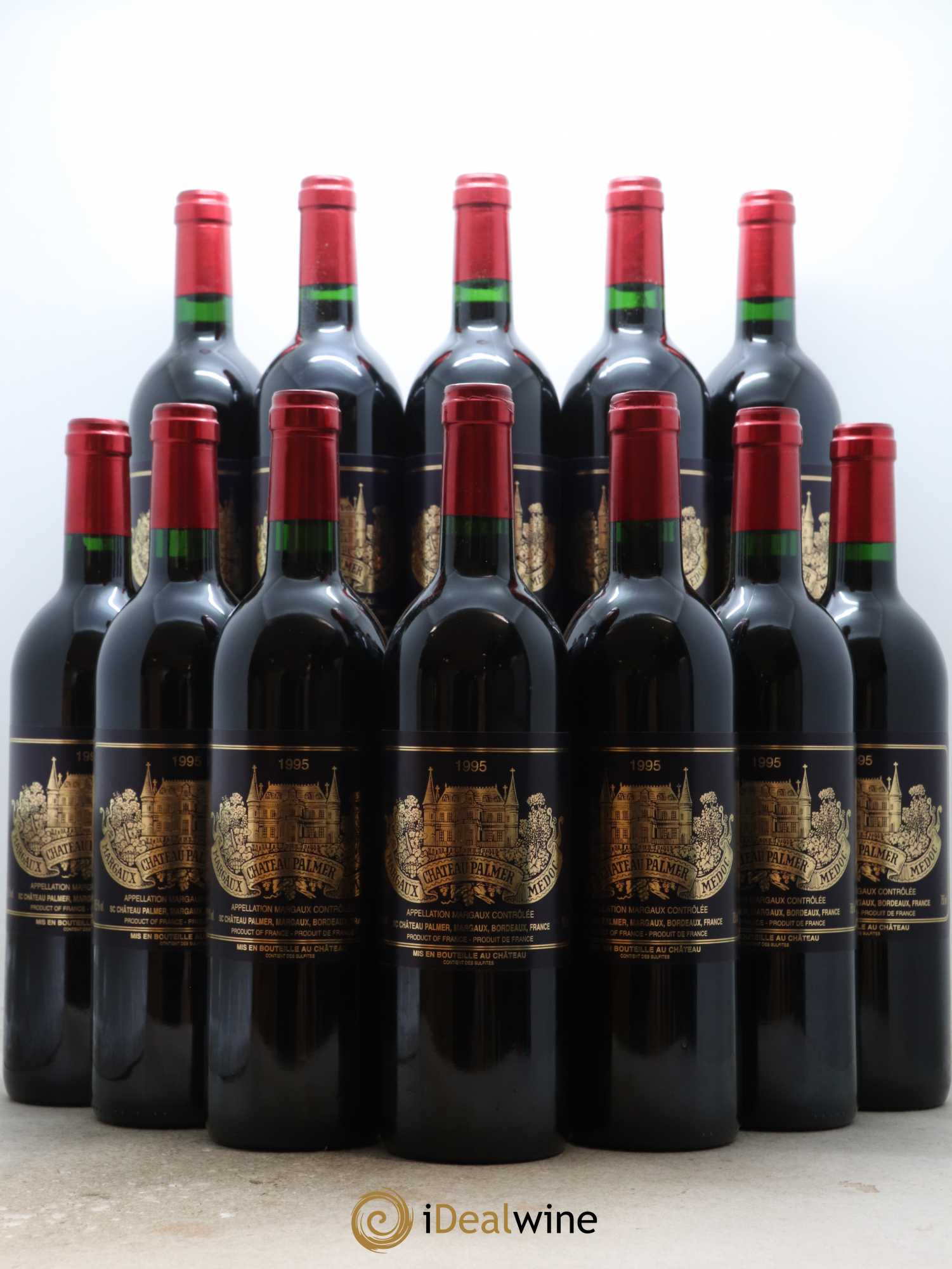 Château Palmer 3ème Grand Cru Classé 1995 - Lot de 12 bouteilles - 0