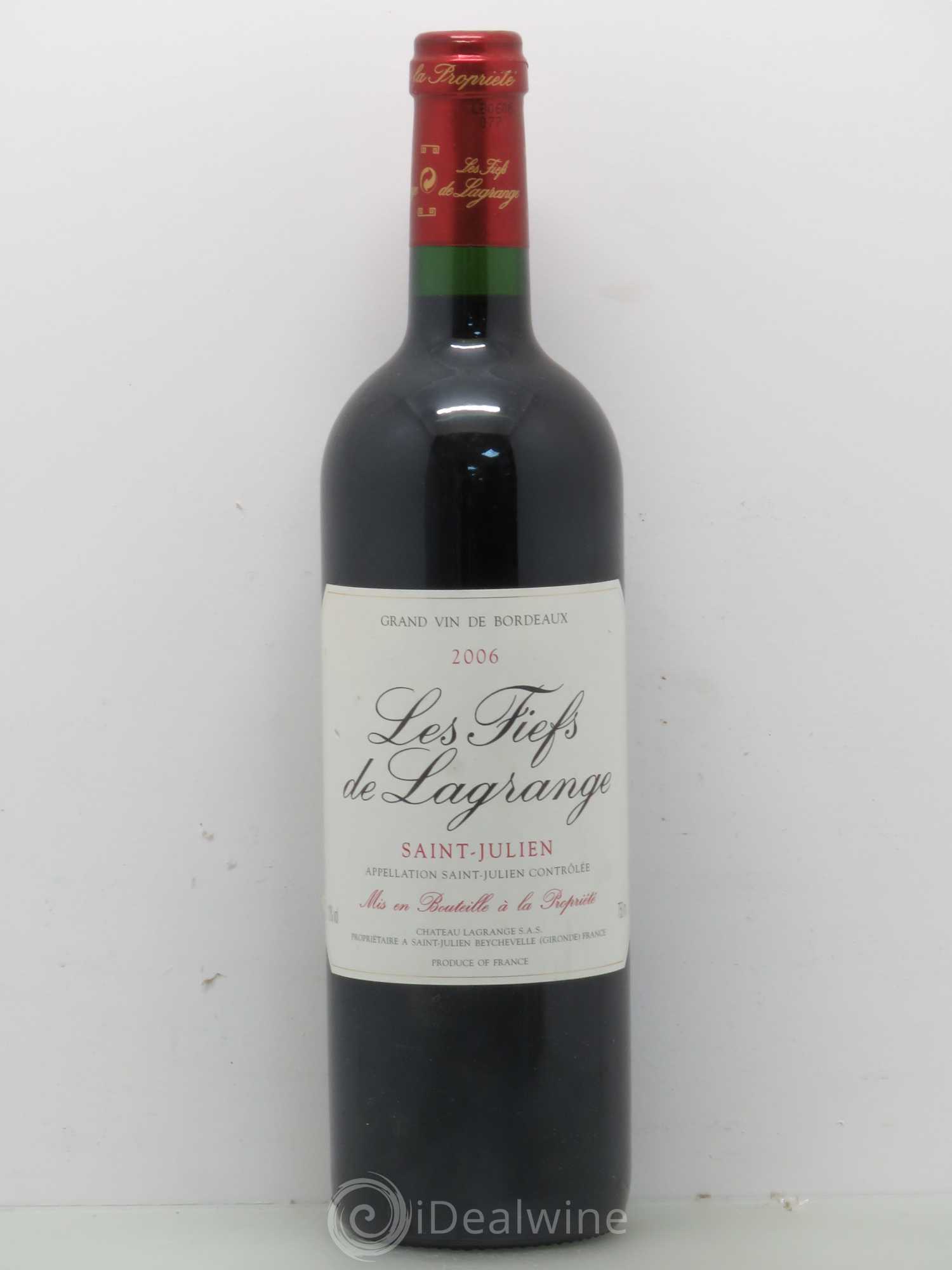 Les Fiefs de Lagrange Second Vin 2006 - Lot de 1 bouteille - 0