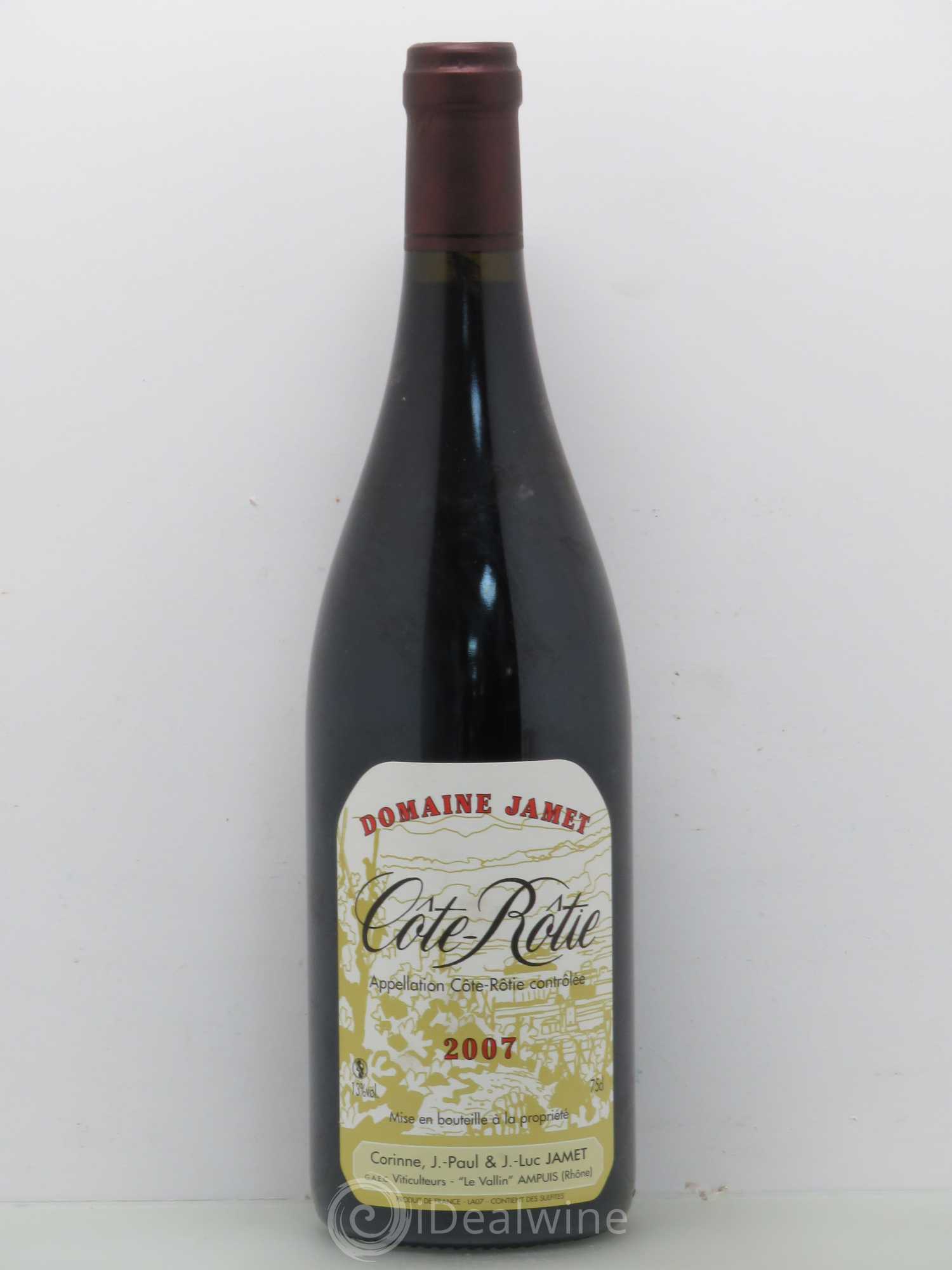 Côte-Rôtie Jamet (Domaine) 2007 - Lot de 1 bouteille - 0
