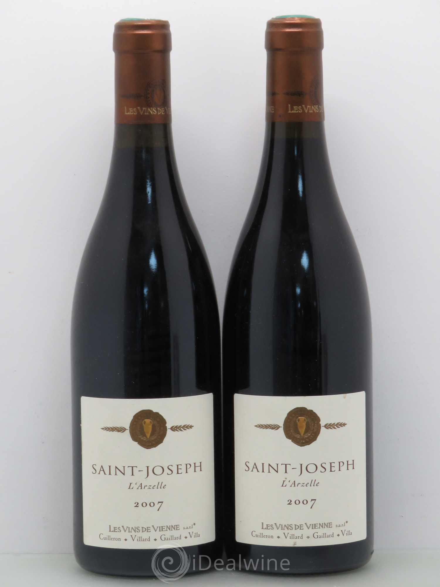Saint-Joseph Les Vins de Vienne L'Arzelle 2007 - Posten von 2 Flaschen - 0