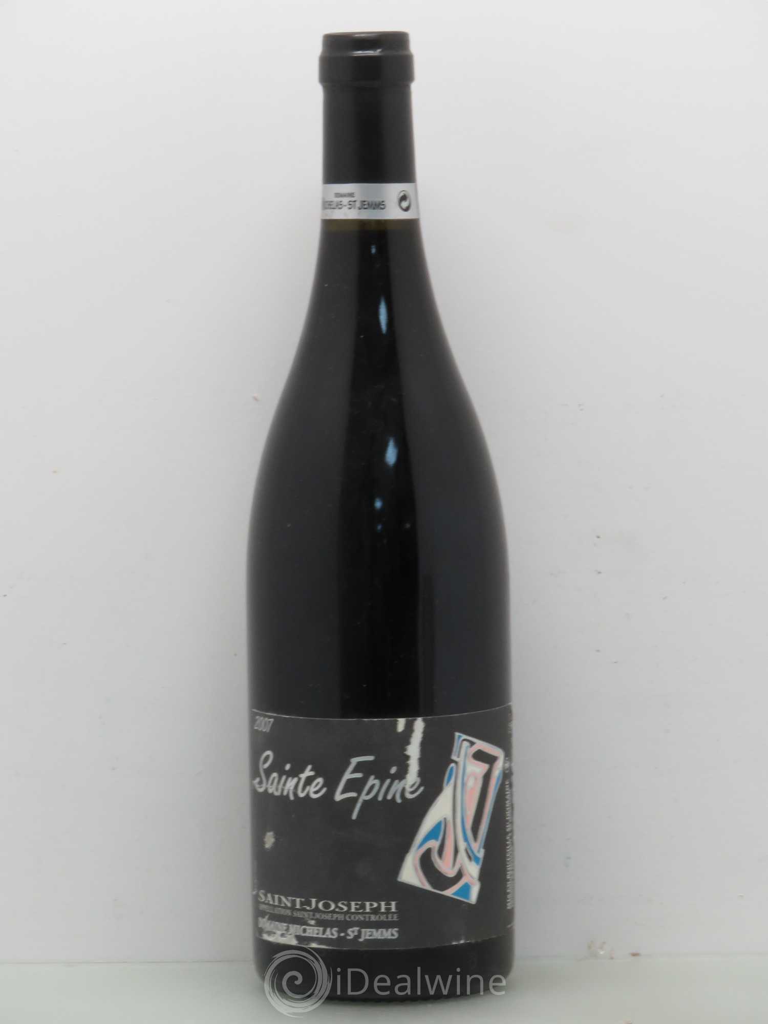 Saint-Joseph Michelas Saint Jemms 2007 - Posten von 1 Flasche - 0