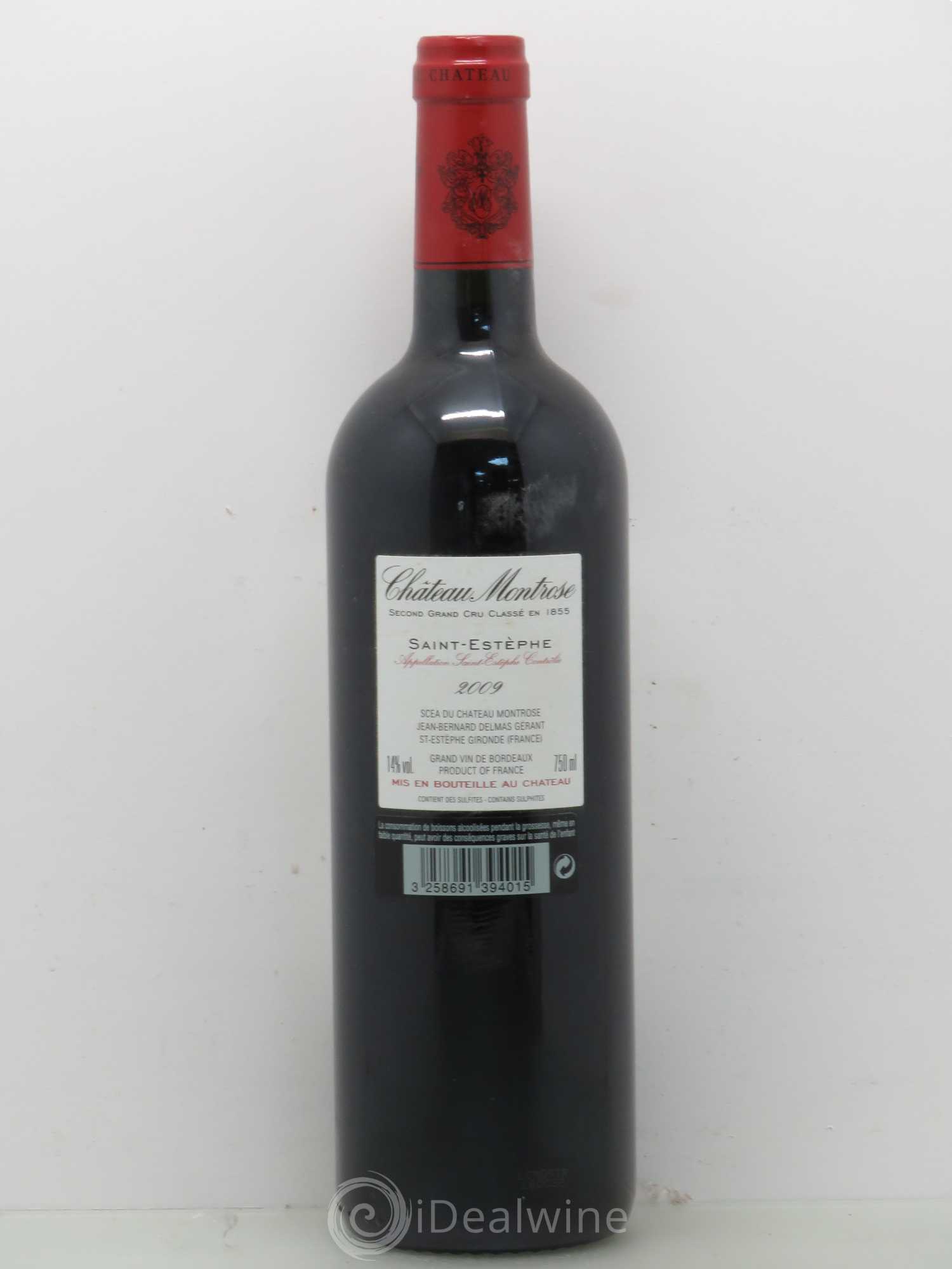 Château Montrose 2ème Grand Cru Classé 2009 - Lot de 1 bouteille - 1