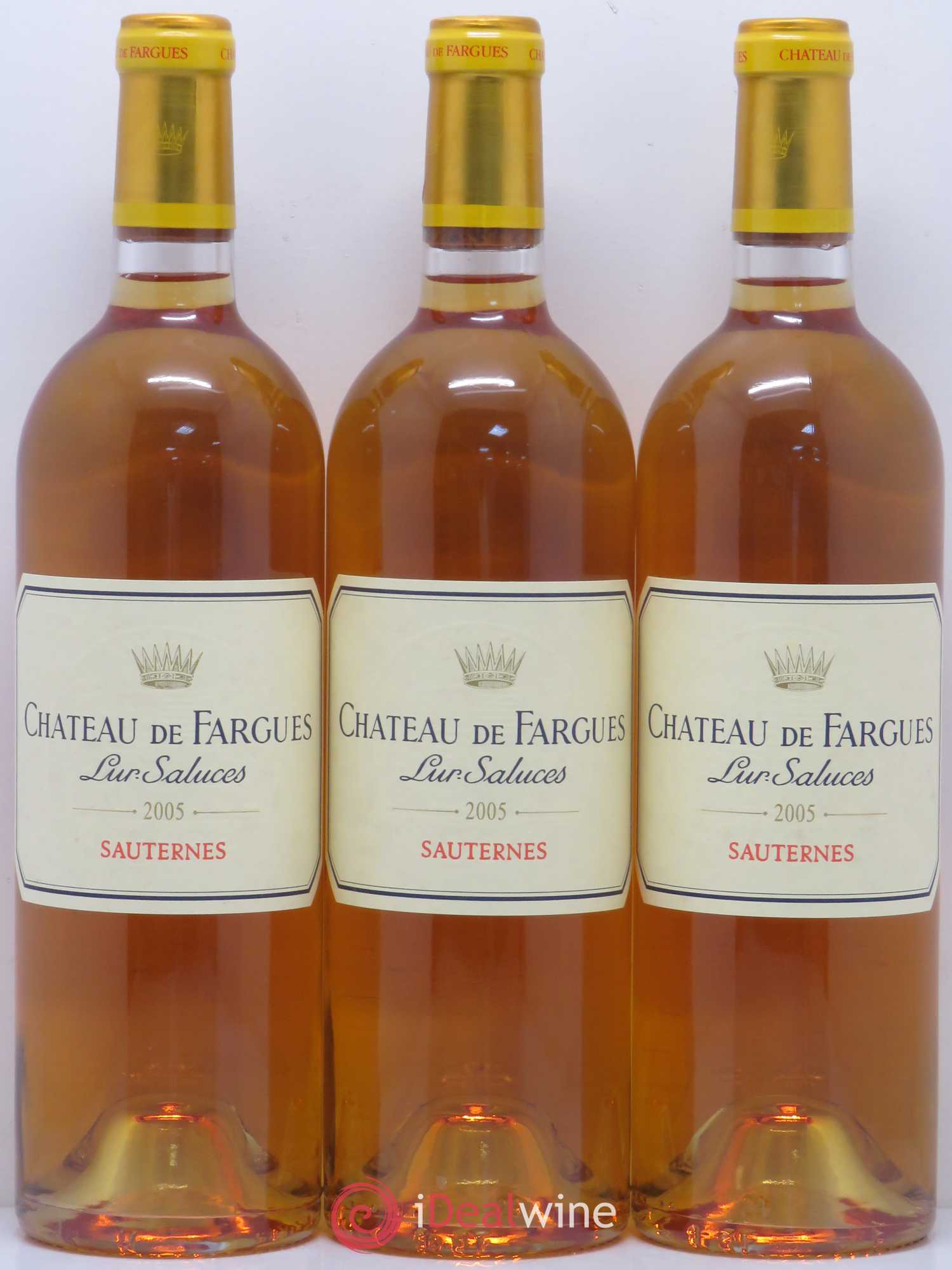 Château de Fargues 2005 - Lotto di 3 bottiglie - 0