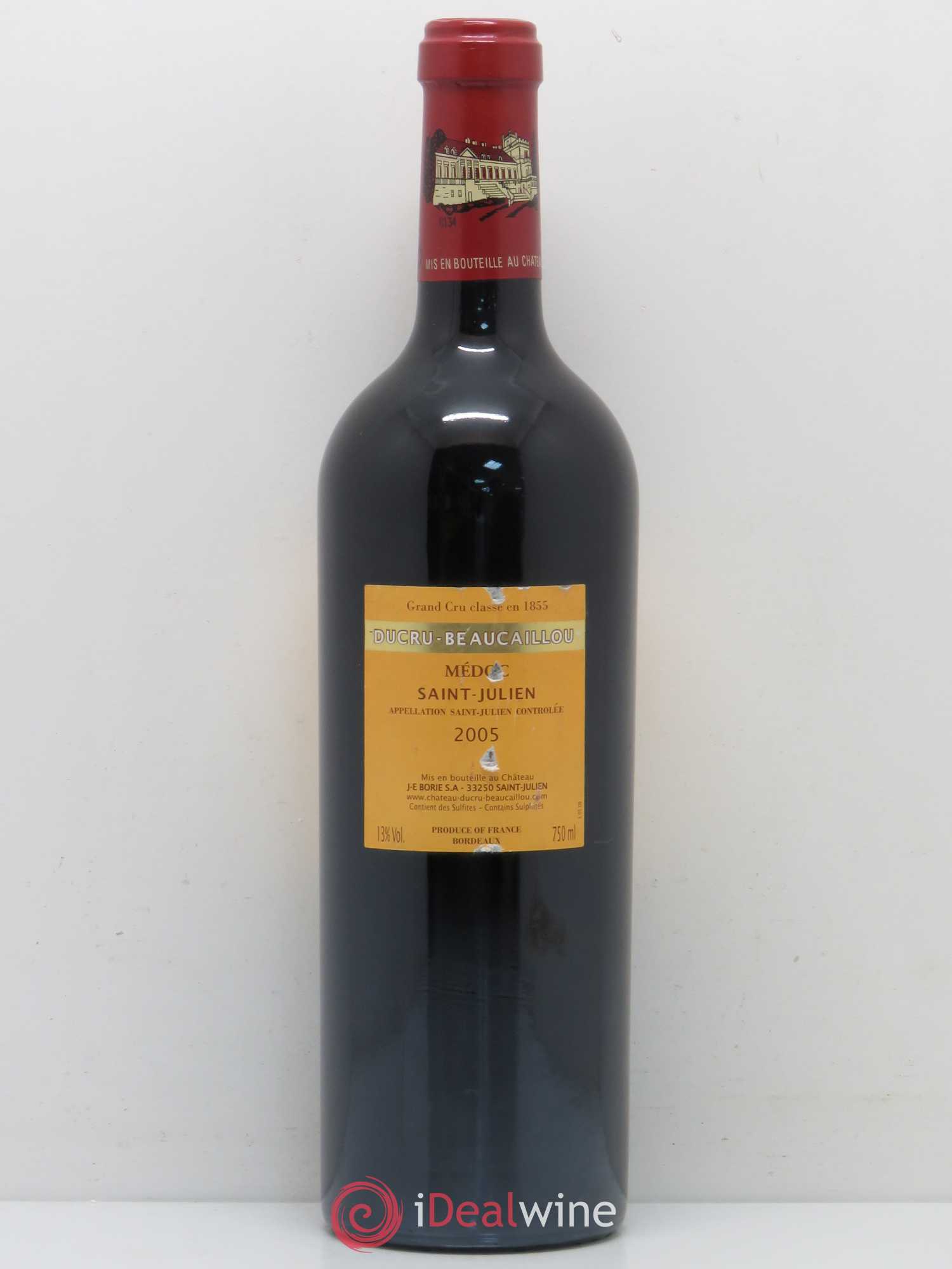 Château Ducru Beaucaillou 2ème Grand Cru Classé 2005 - Lot de 1 bouteille - 1