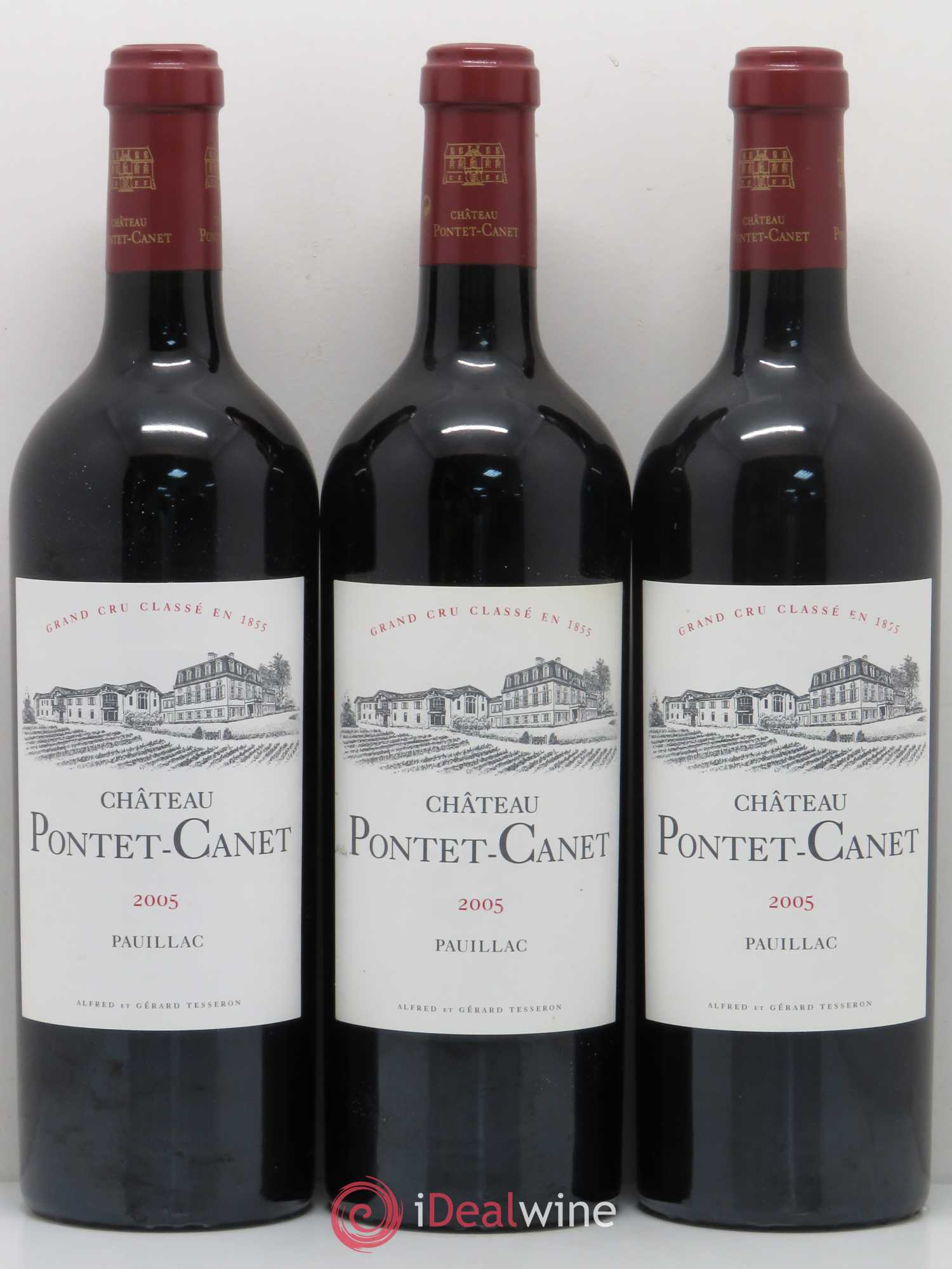 Château Pontet Canet 5ème Grand Cru Classé 2005 - Lot de 6 bouteilles - 3