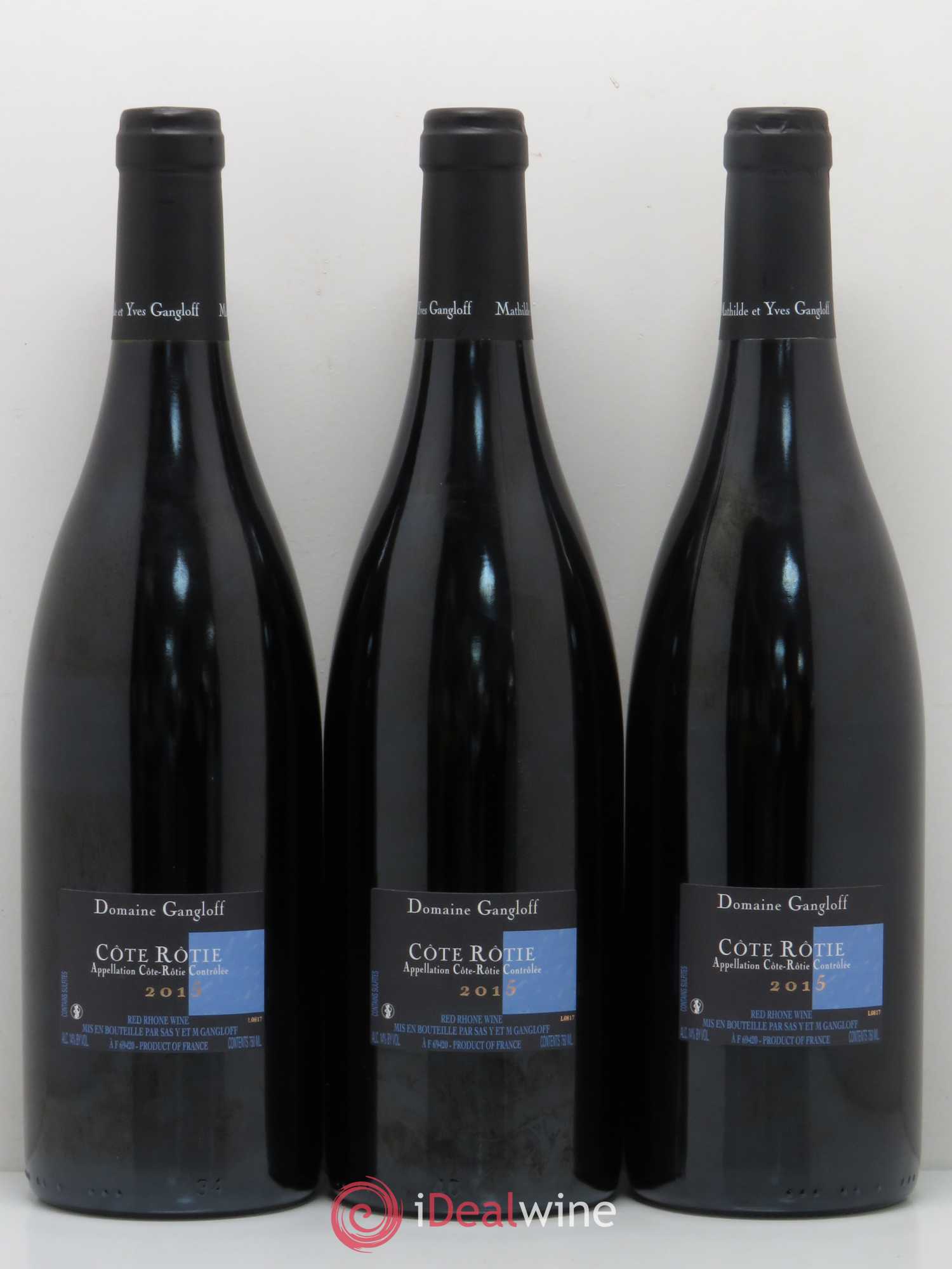 Côte-Rôtie La Barbarine Gangloff (Domaine) 2015 - Lot de 3 bouteilles - 1