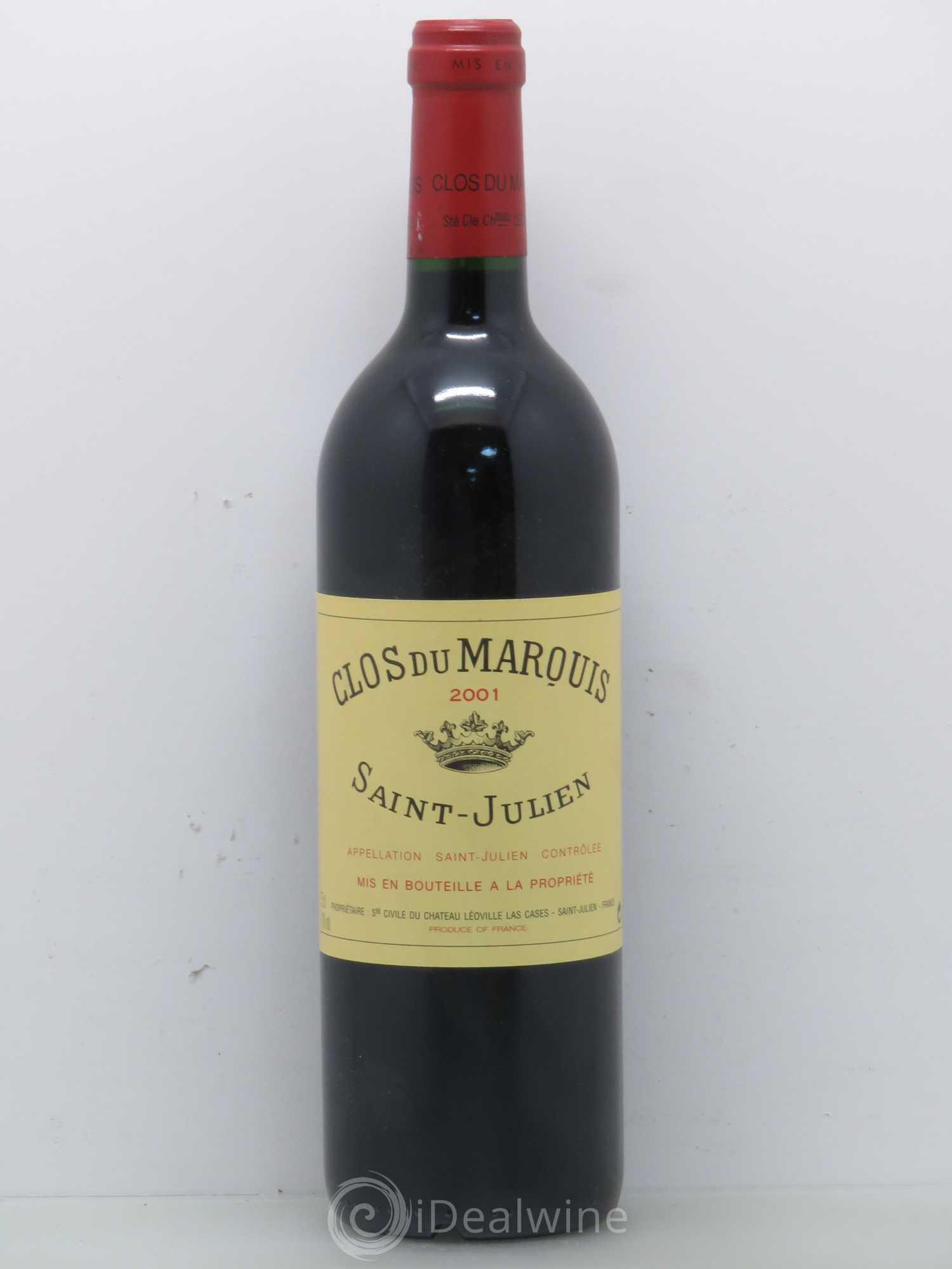 Clos du Marquis 2001 - Lot de 1 bouteille - 0