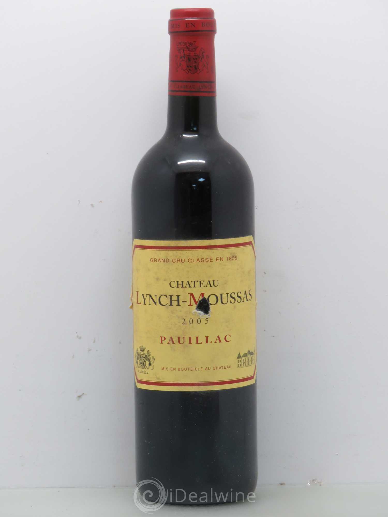 Château Lynch Moussas 5ème Grand Cru Classé 2005 - Lot de 1 bouteille - 0