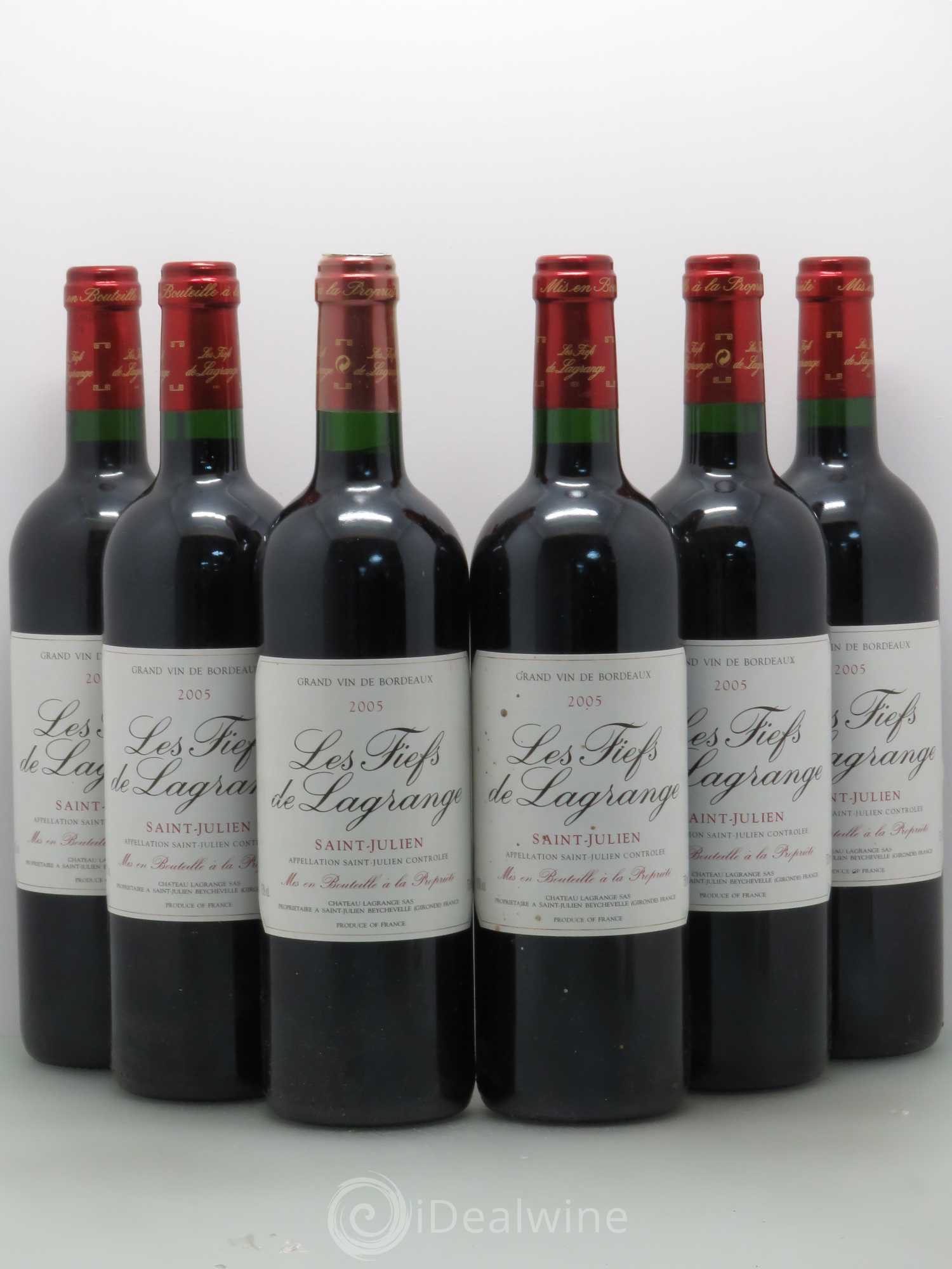 Les Fiefs de Lagrange Second Vin 2005 - Lot de 6 bouteilles - 0