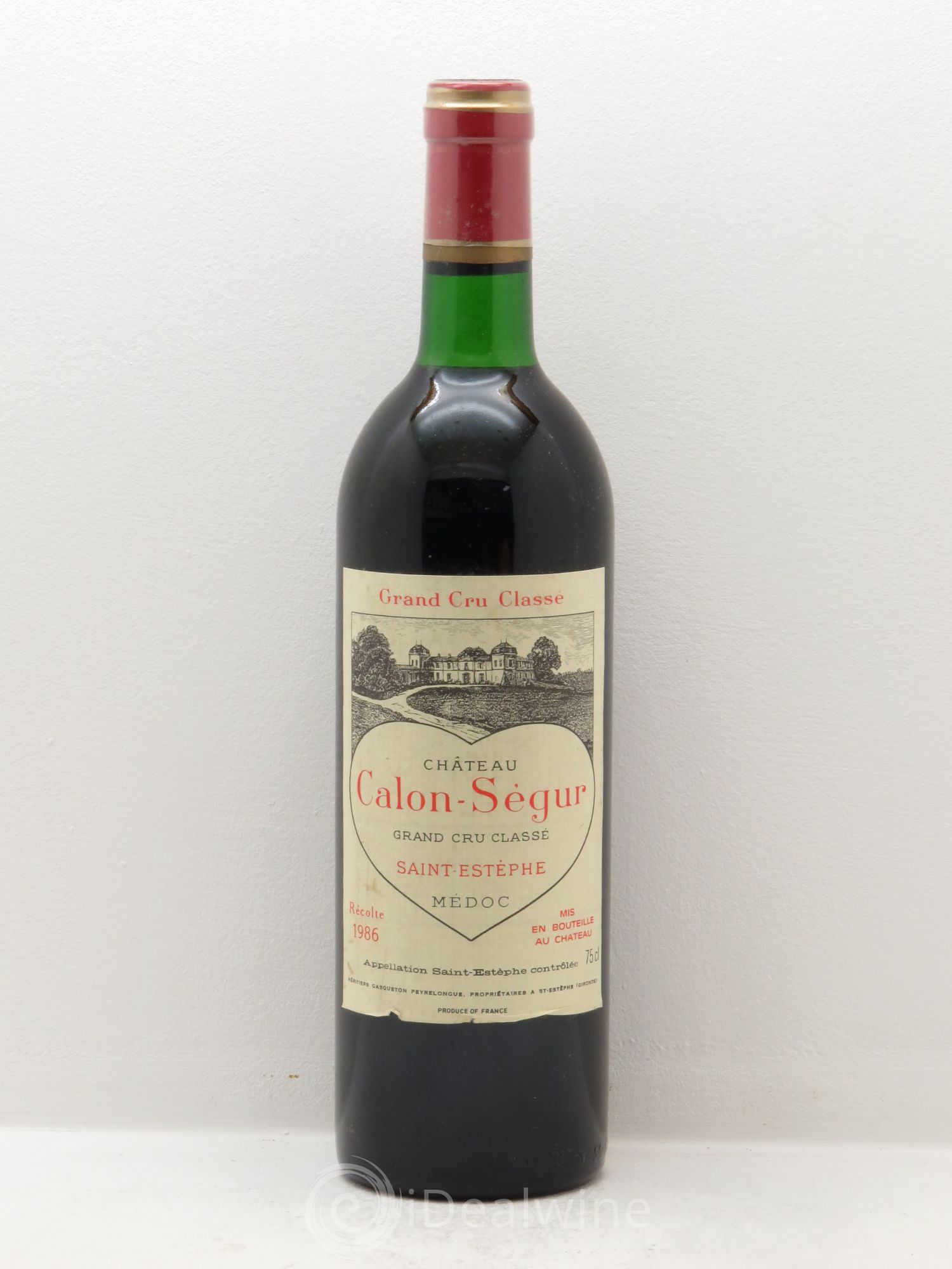 Château Calon Ségur 3ème Grand Cru Classé 1986 - Lot de 6 bouteilles - 0