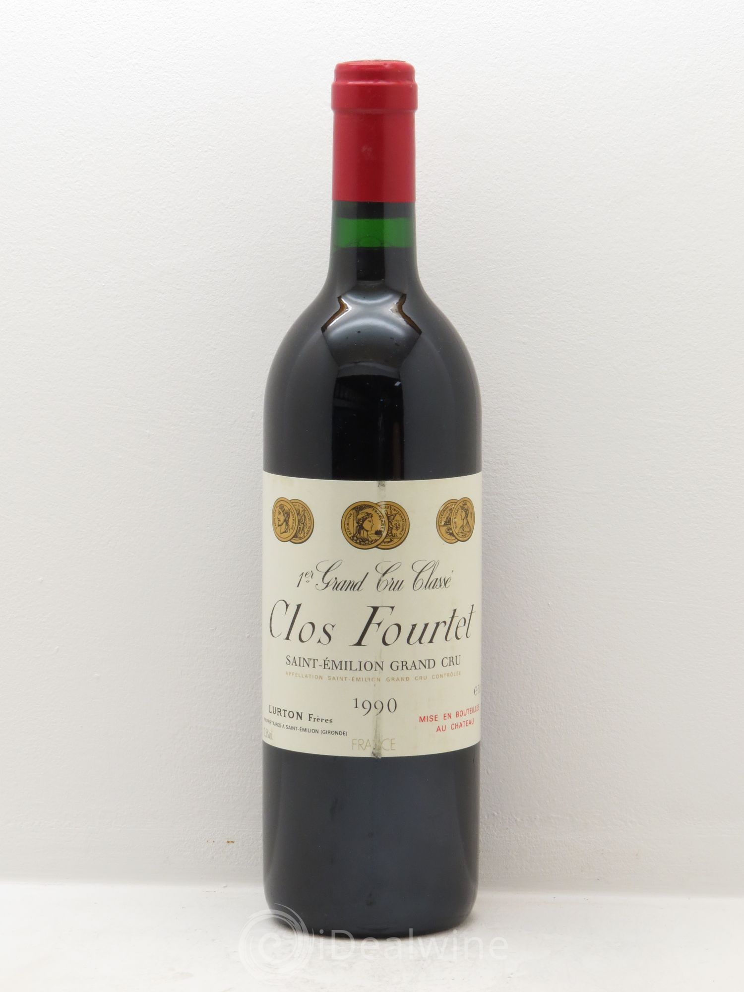 Clos Fourtet 1er Grand Cru Classé B 1990 - Lot de 6 bouteilles - 0