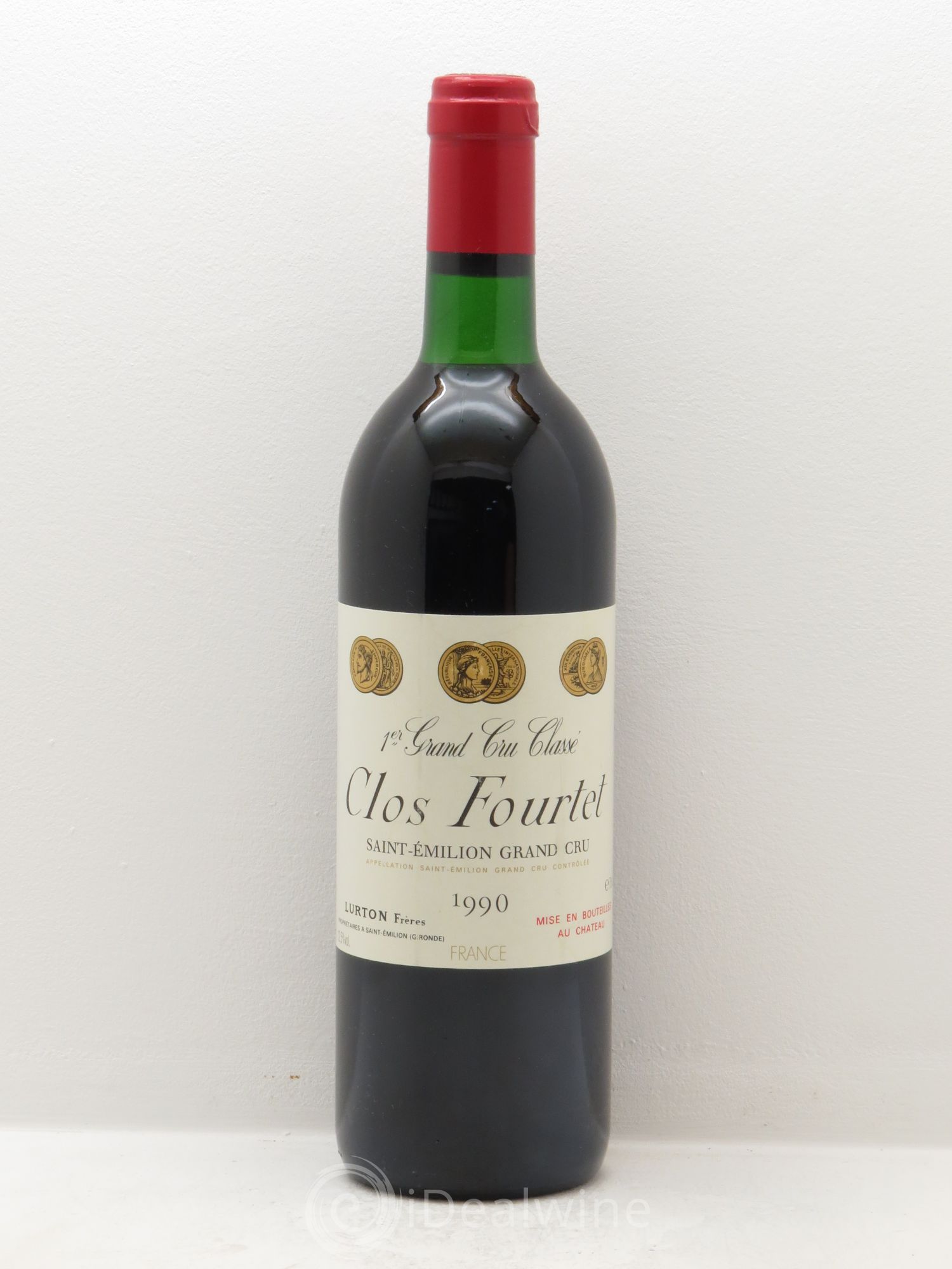 Clos Fourtet 1er Grand Cru Classé B 1990 - Lot de 1 bouteille - 0