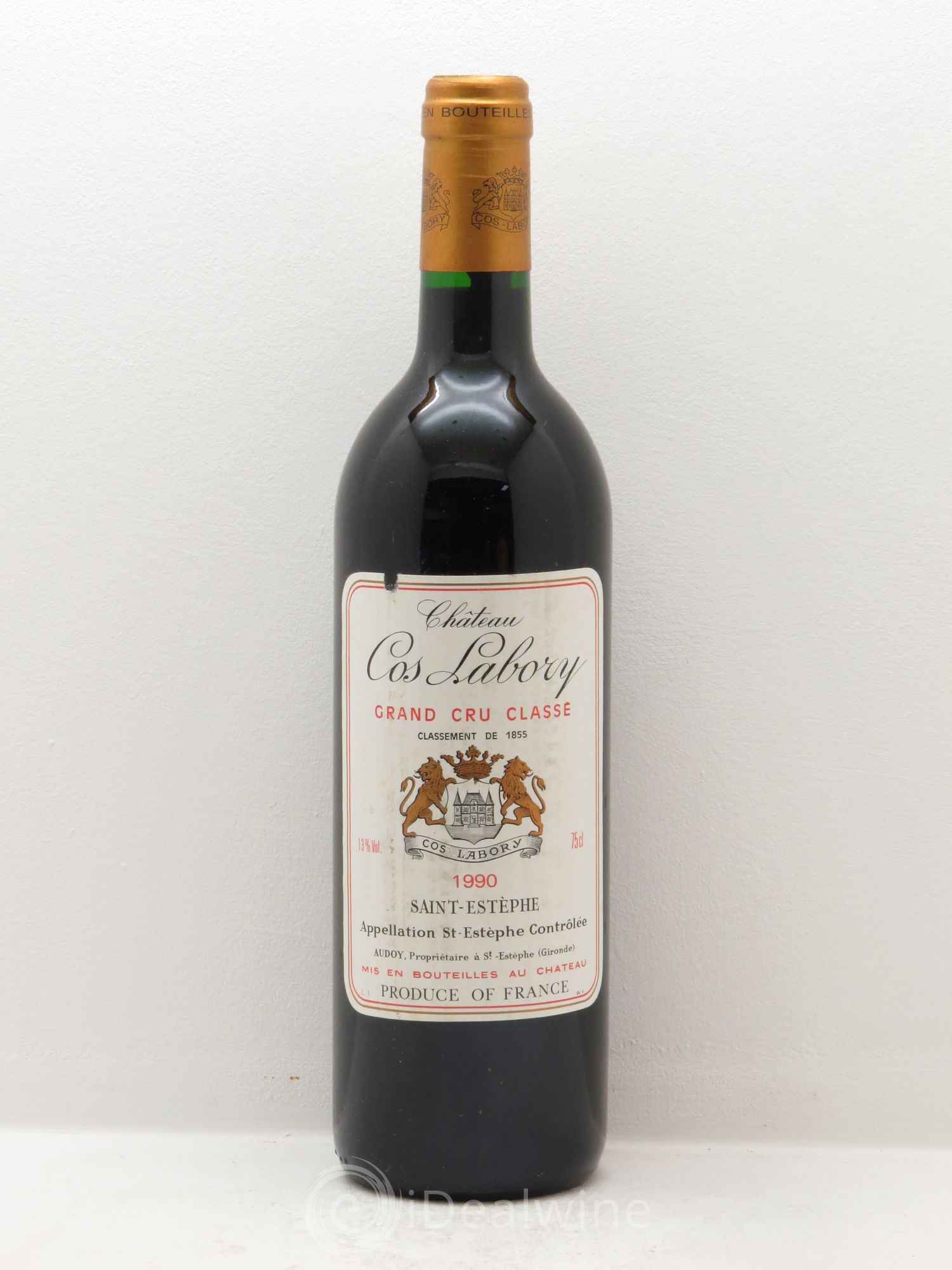 Château Cos Labory 5ème Grand Cru Classé 1990 - Lot de 6 bouteilles - 0
