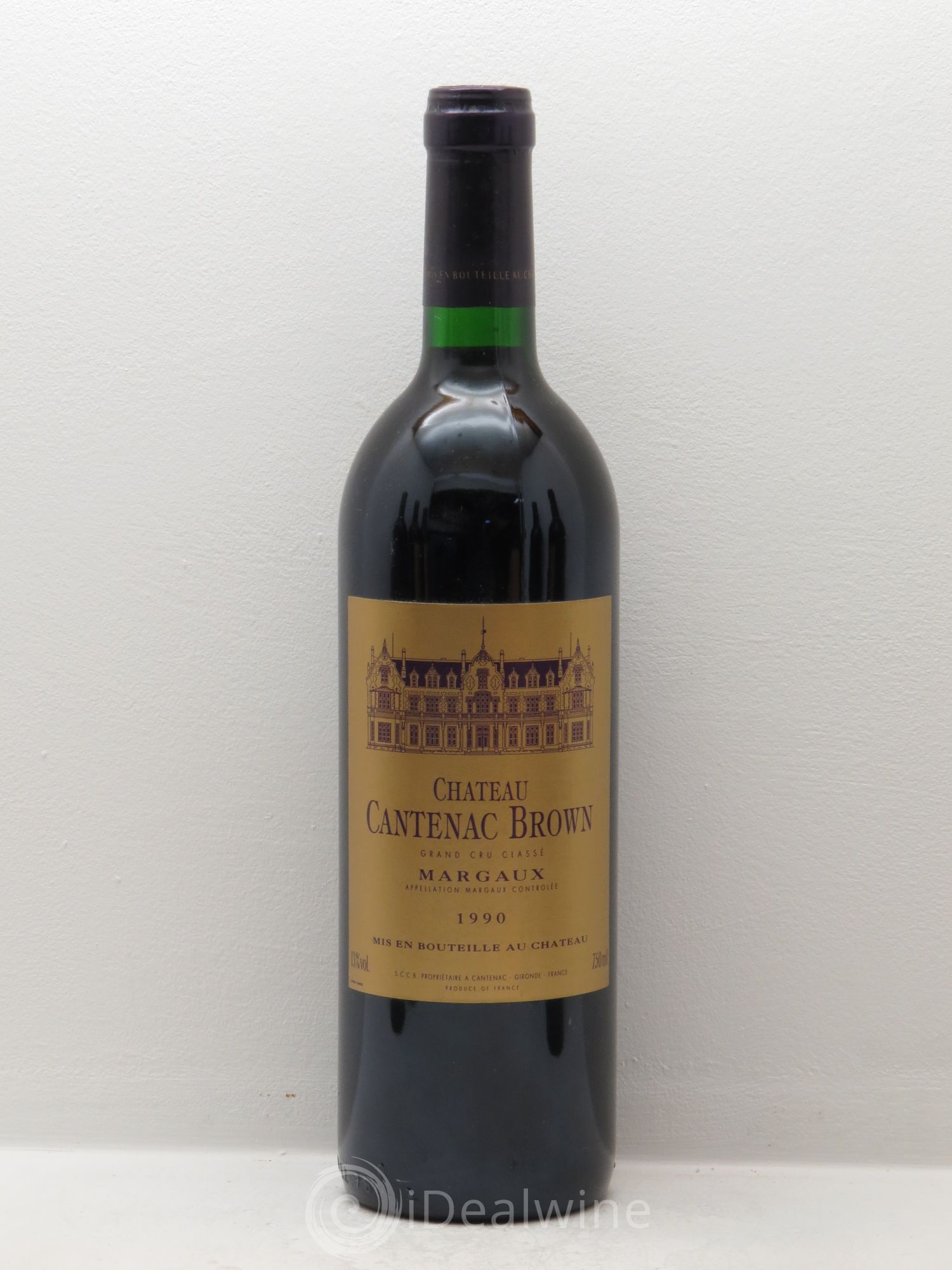 Château Cantenac Brown 3ème Grand Cru Classé 1990 - Lot de 6 bouteilles - 0