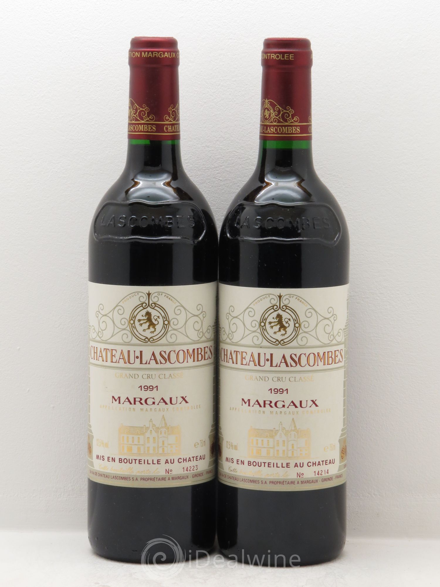 Château Lascombes 2ème Grand Cru Classé 1991 - Lot de 2 bouteilles - 0