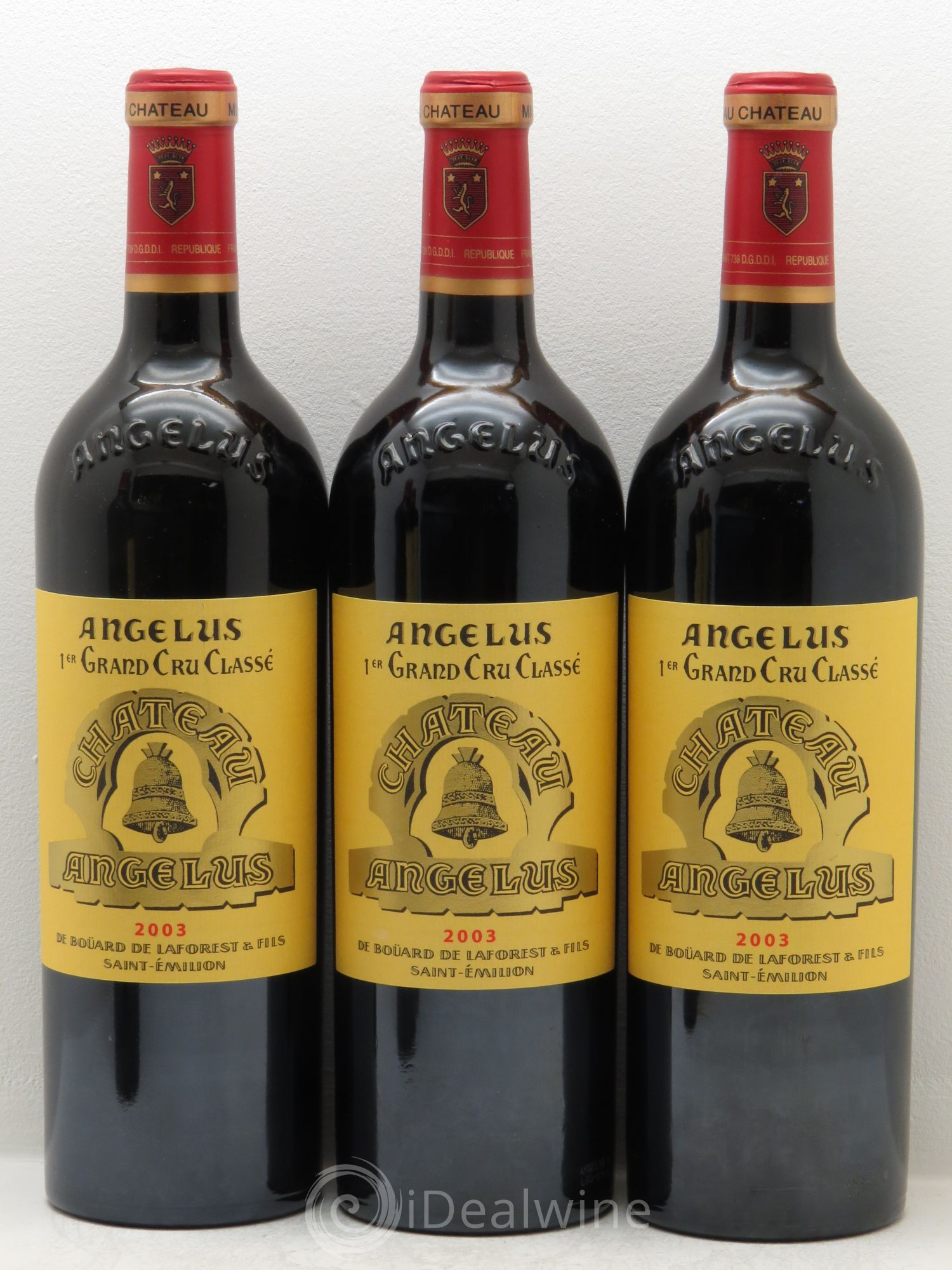 Château Angélus 1er Grand Cru Classé A 2003 - Lot de 6 bouteilles - 2