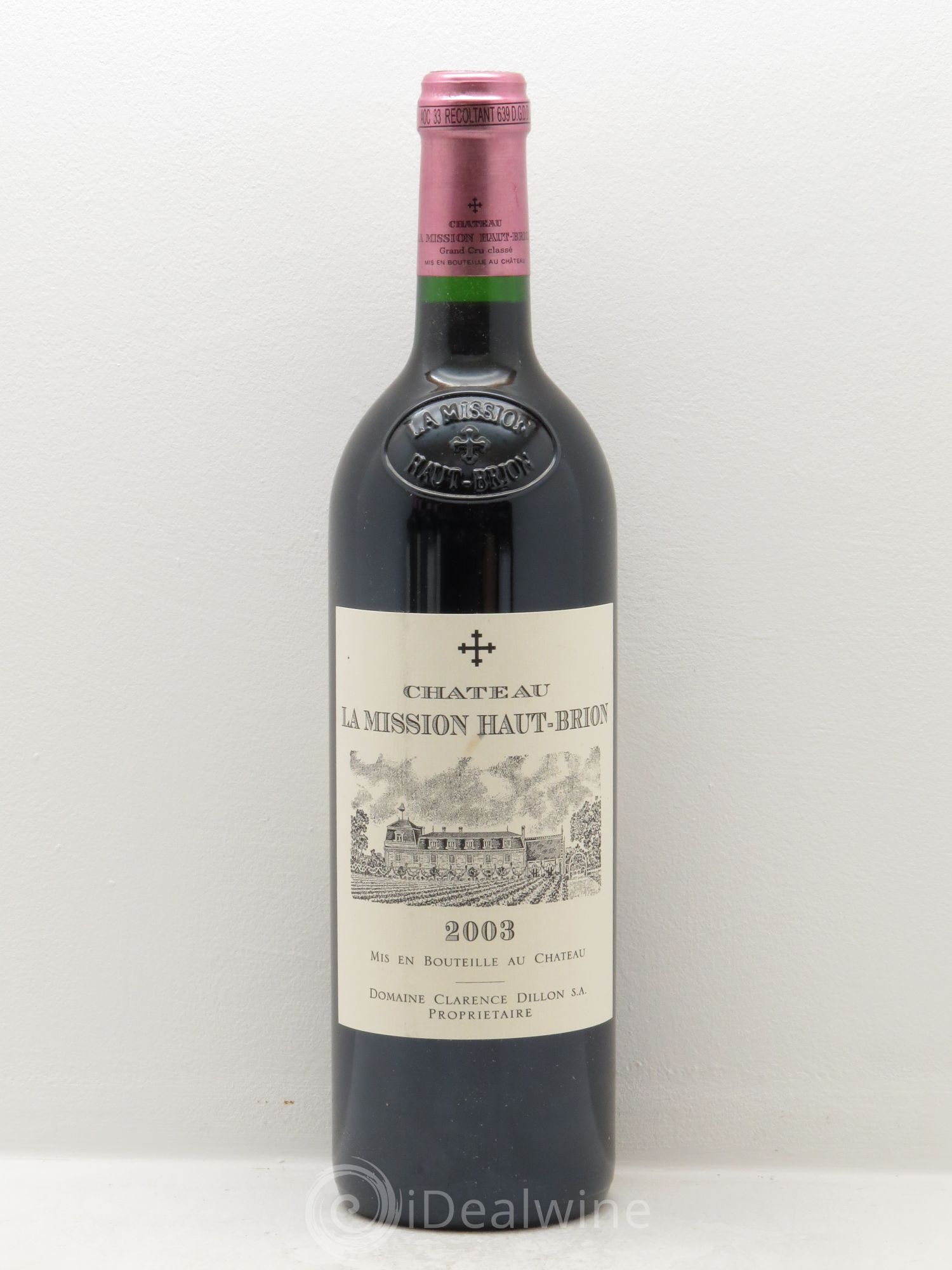 Château la Mission Haut-Brion Cru Classé de Graves 2003 - Lot de 6 bouteilles - 0
