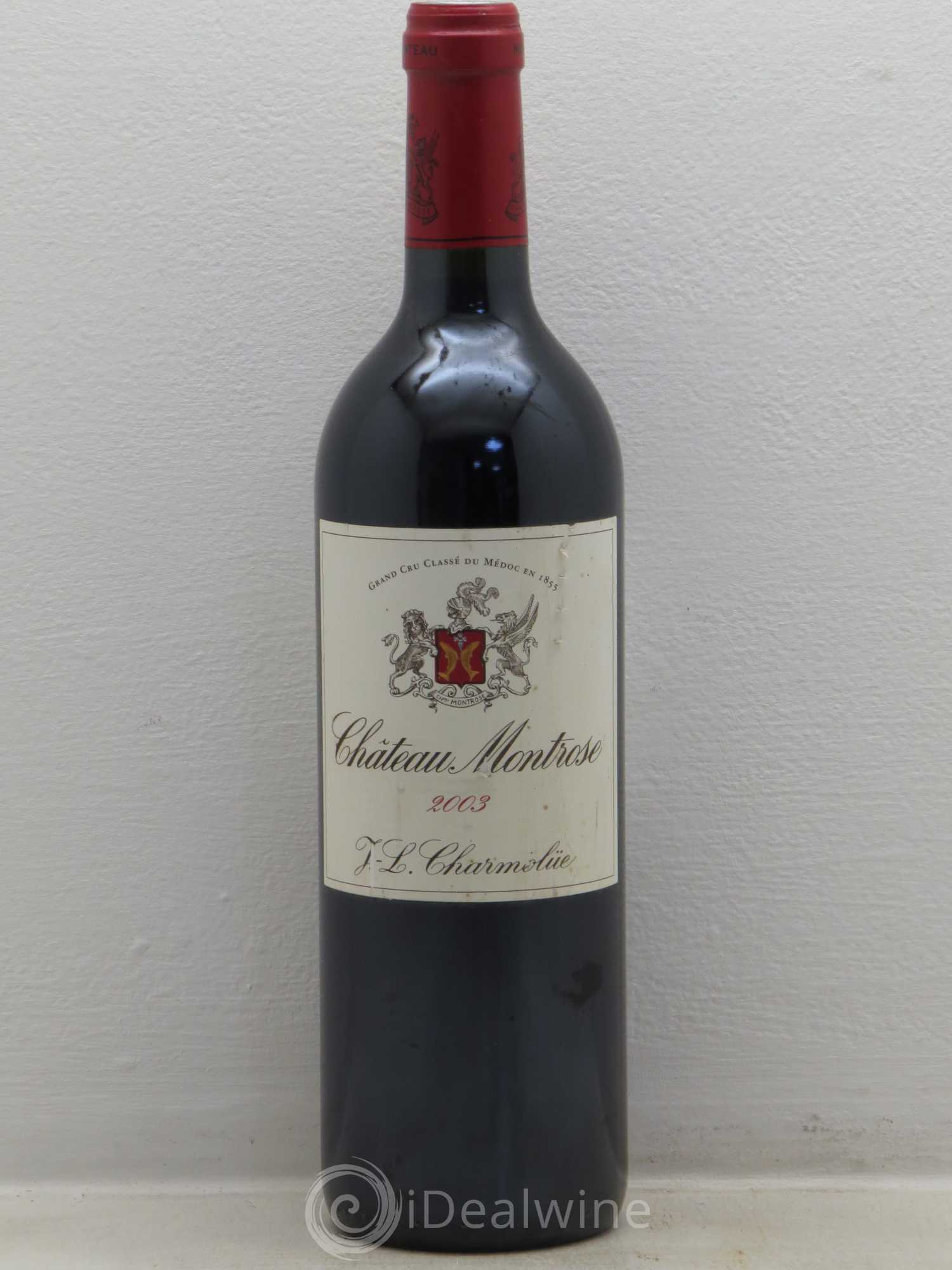Château Montrose 2ème Grand Cru Classé 2003 - Lot de 1 bouteille - 0