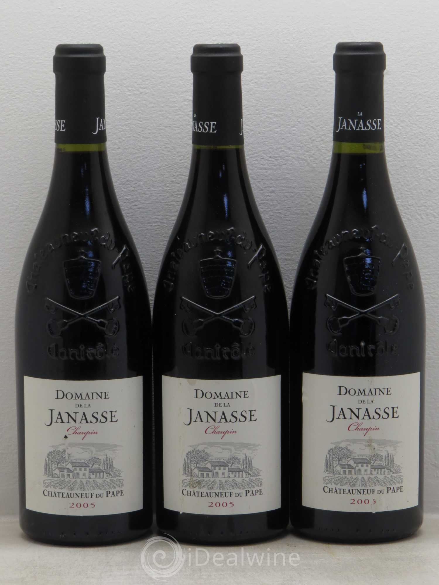 Châteauneuf-du-Pape Cuvée Chaupin La Janasse (Domaine de) 2005 - Lot de 3 bouteilles - 0