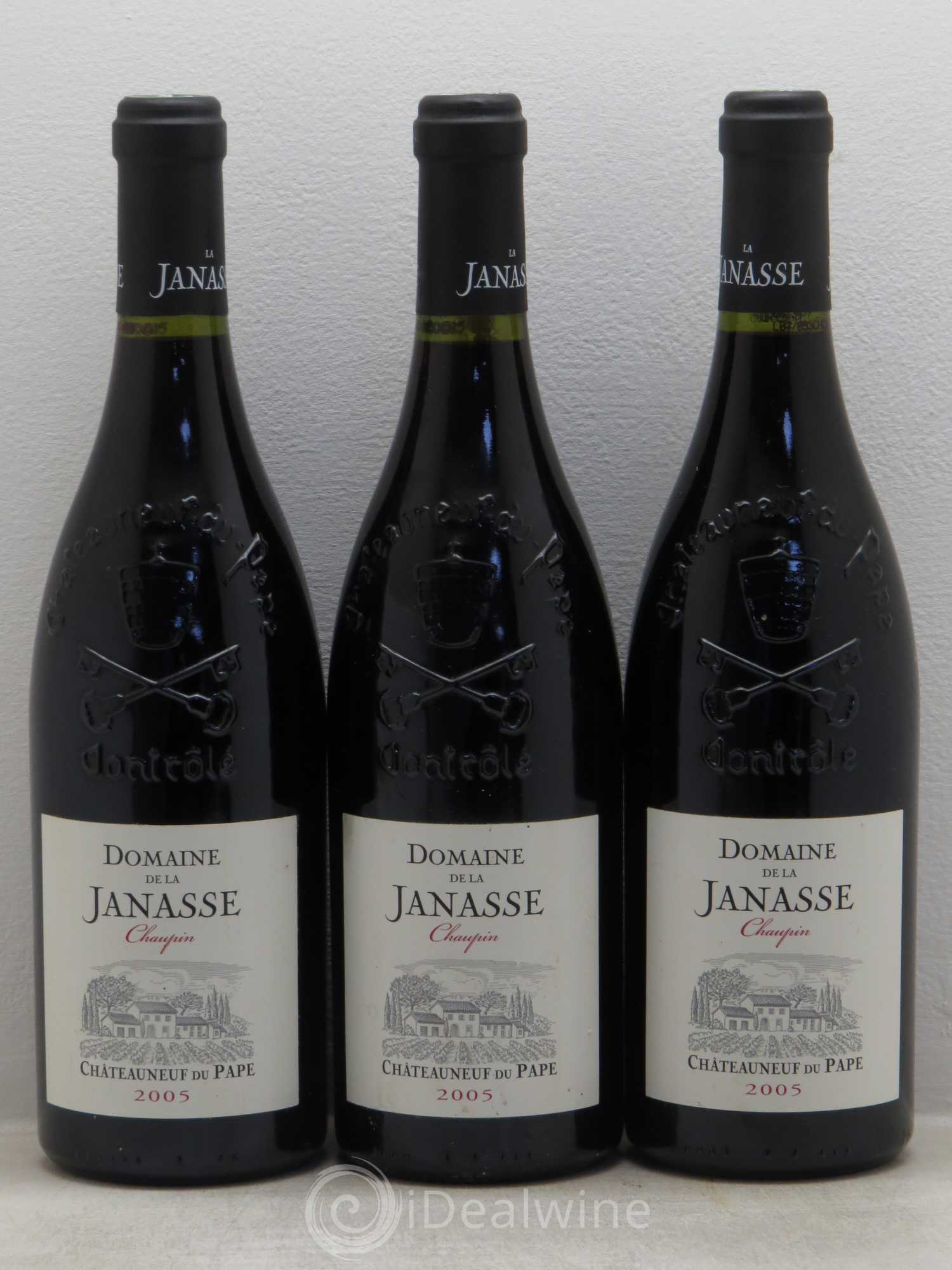 Châteauneuf-du-Pape Cuvée Chaupin La Janasse (Domaine de) 2005 - Lot de 3 bouteilles - 0