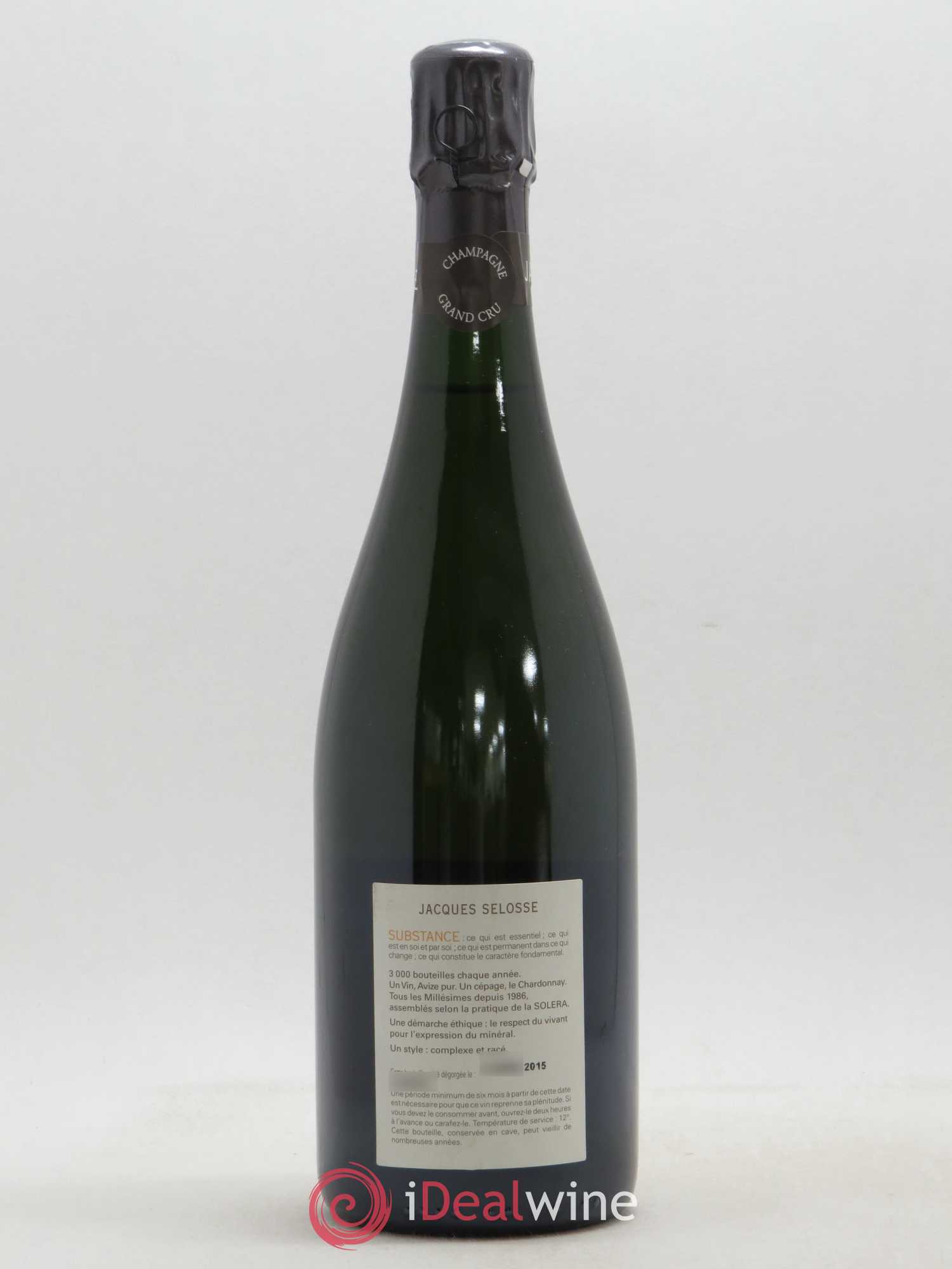 Substance Jacques Selosse - Lot de 1 bouteille - 1