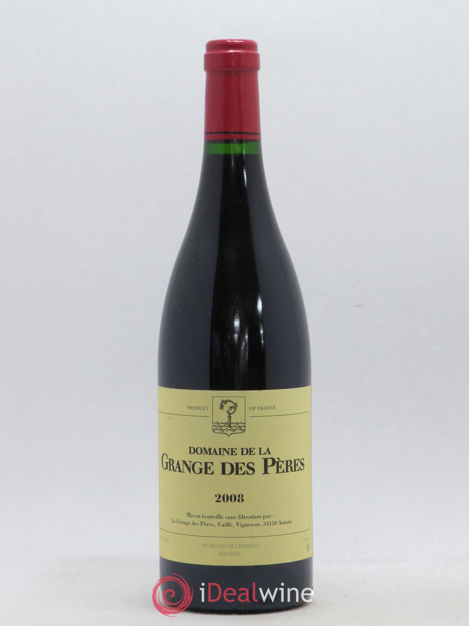 Pays d'Hérault Grange des Pères Laurent Vaillé 2008 - Lot de 1 bouteille - 0