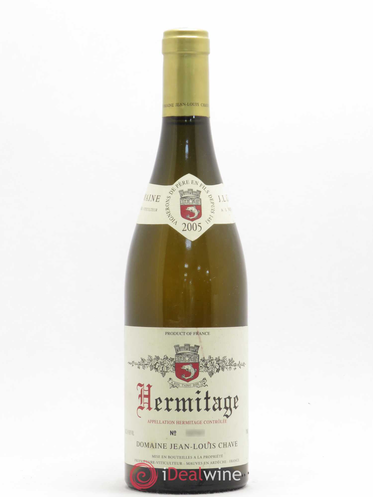 Hermitage Jean-Louis Chave 2005 - Lot de 1 bouteille - 0