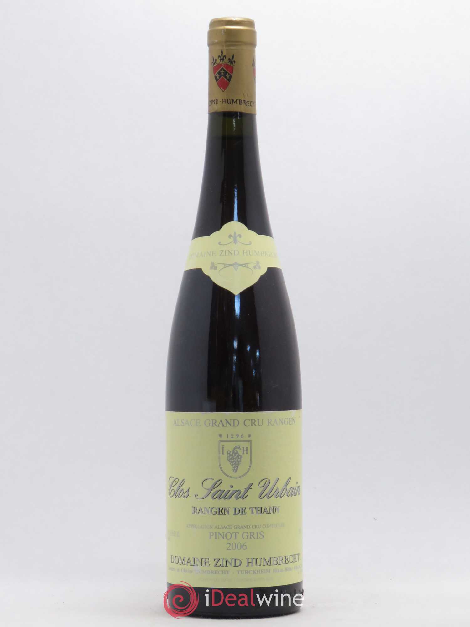 Alsace Pinot Gris Grand Cru Rangen de Thann Clos Saint-Urbain Zind-Humbrecht (Domaine) (sans prix de réserve) 2006 - Lot de 1 bouteille - 0