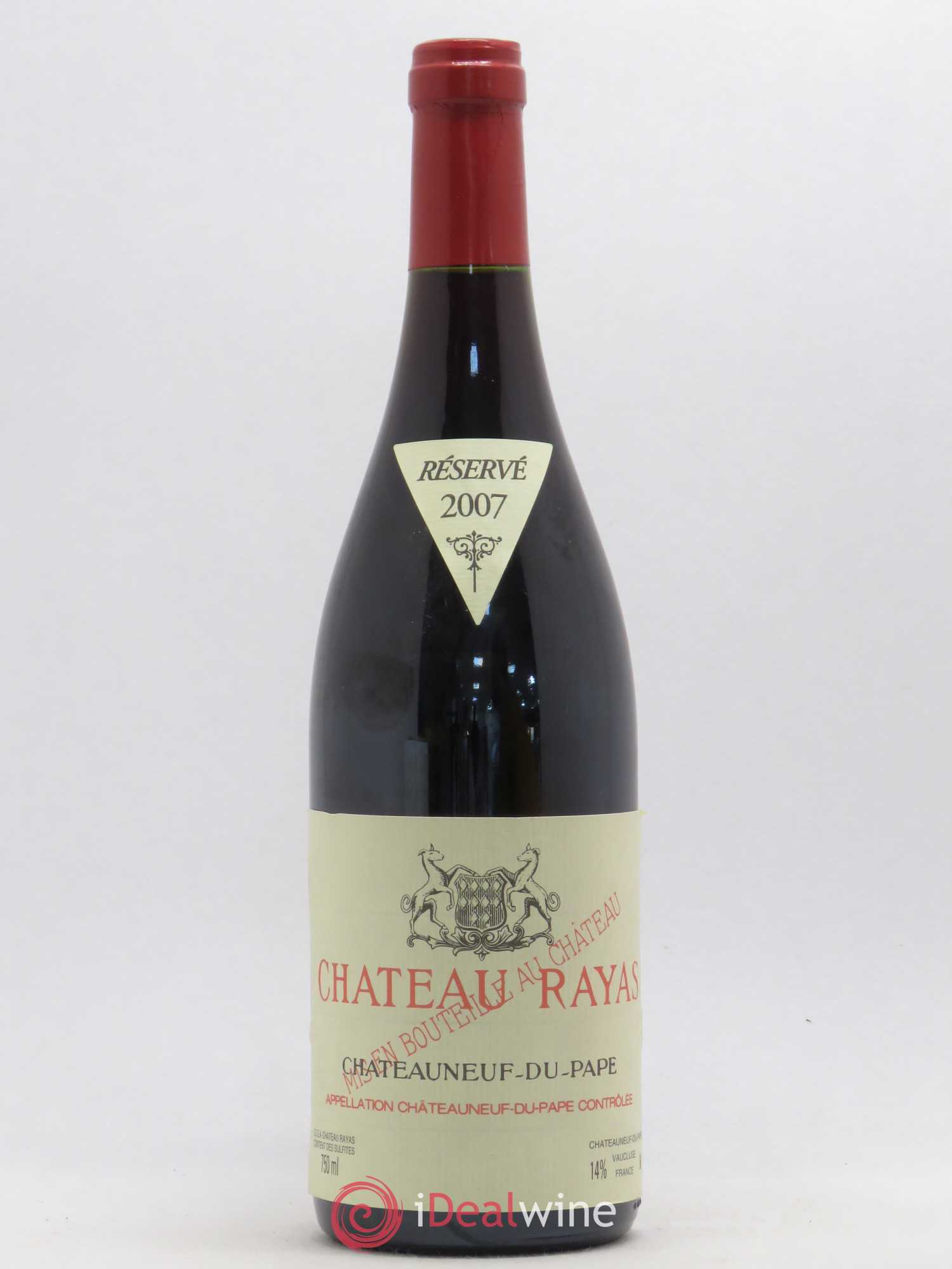 Châteauneuf-du-Pape Château Rayas Emmanuel Reynaud 2007 - Lot de 1 bouteille - 0