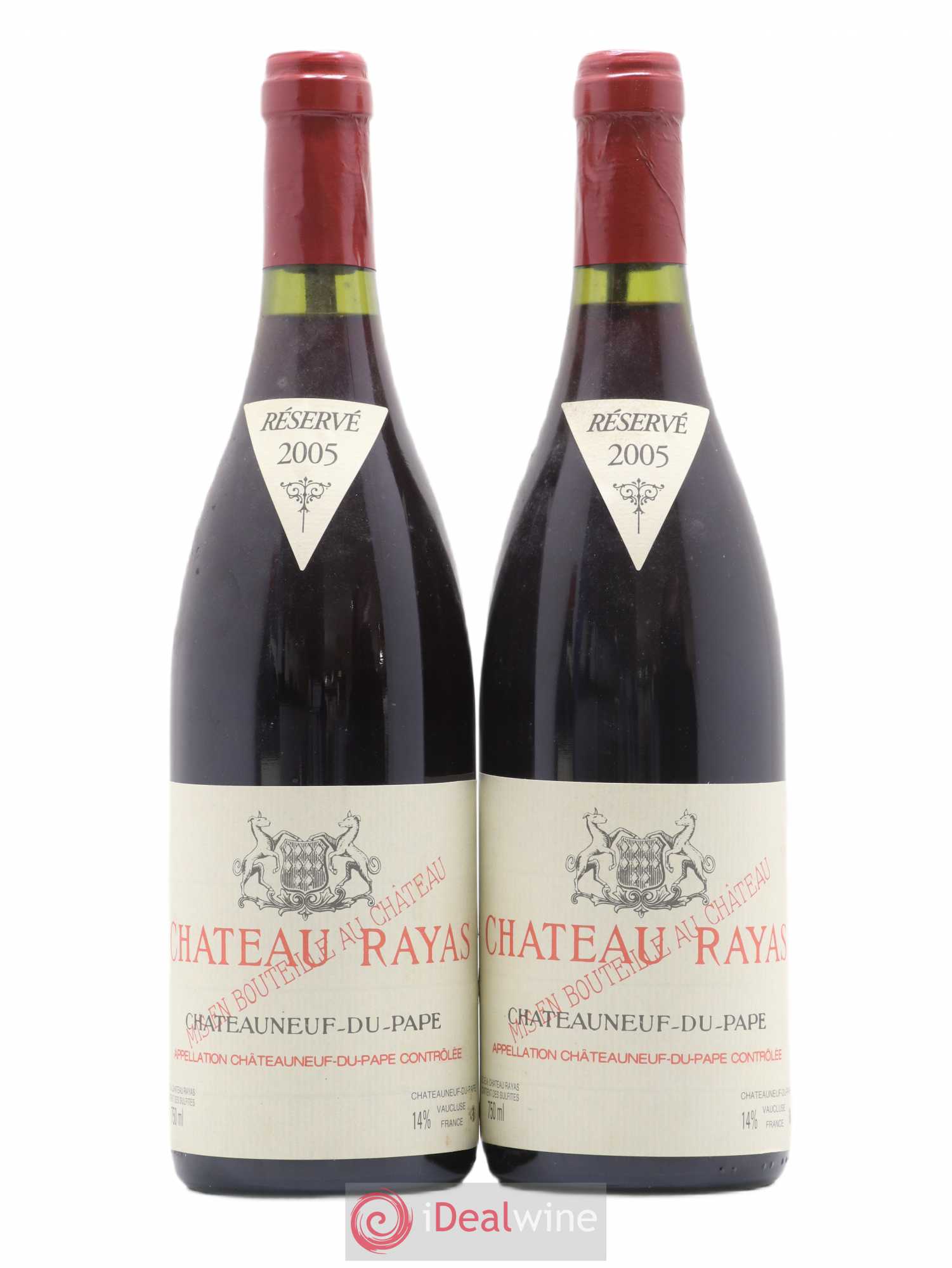 Châteauneuf-du-Pape Château Rayas Emmanuel Reynaud 2005 - Lot de 2 bouteilles - 0