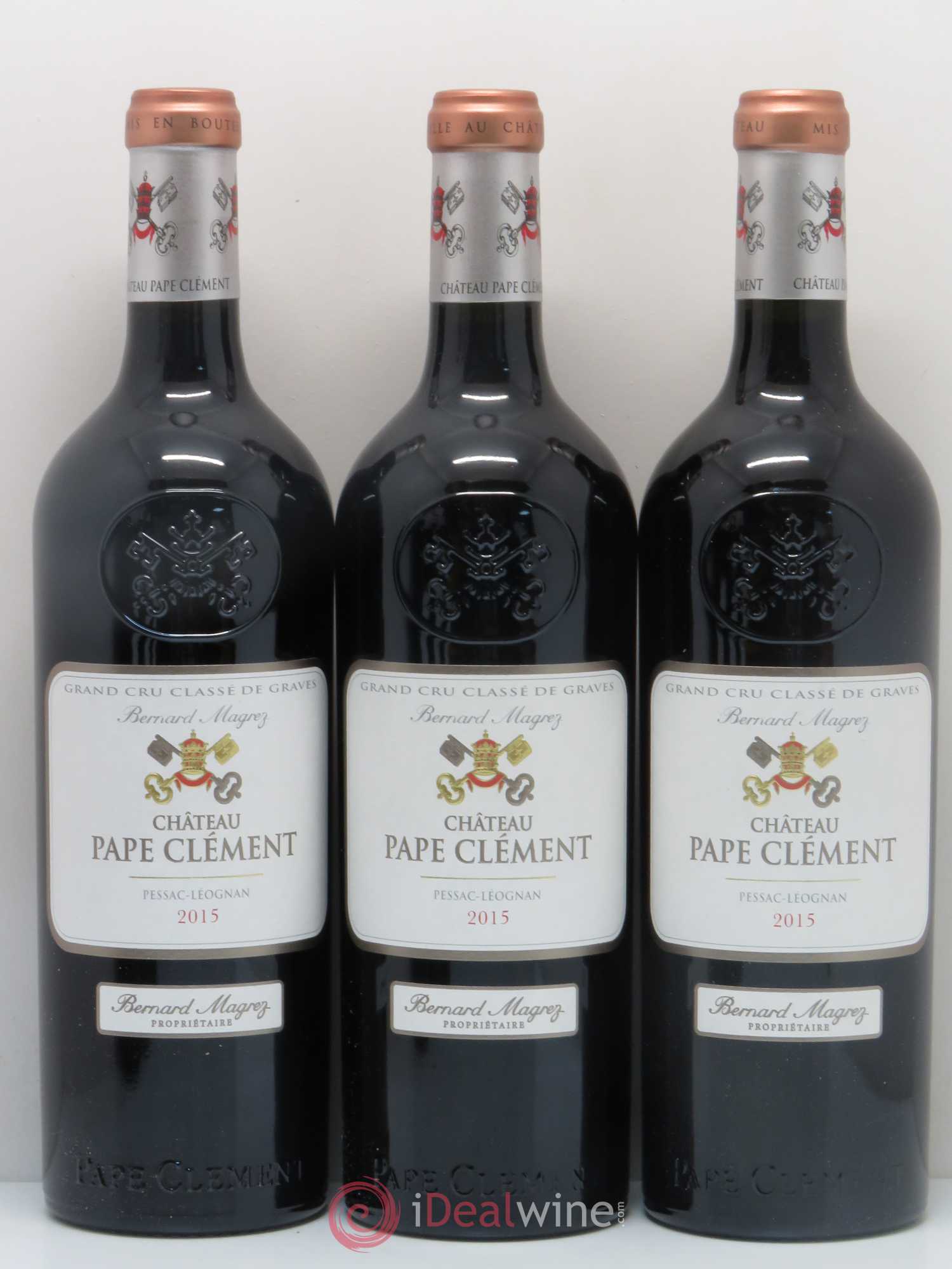 Château Pape Clément Cru Classé de Graves 2015 - Lot de 6 bouteilles - 1