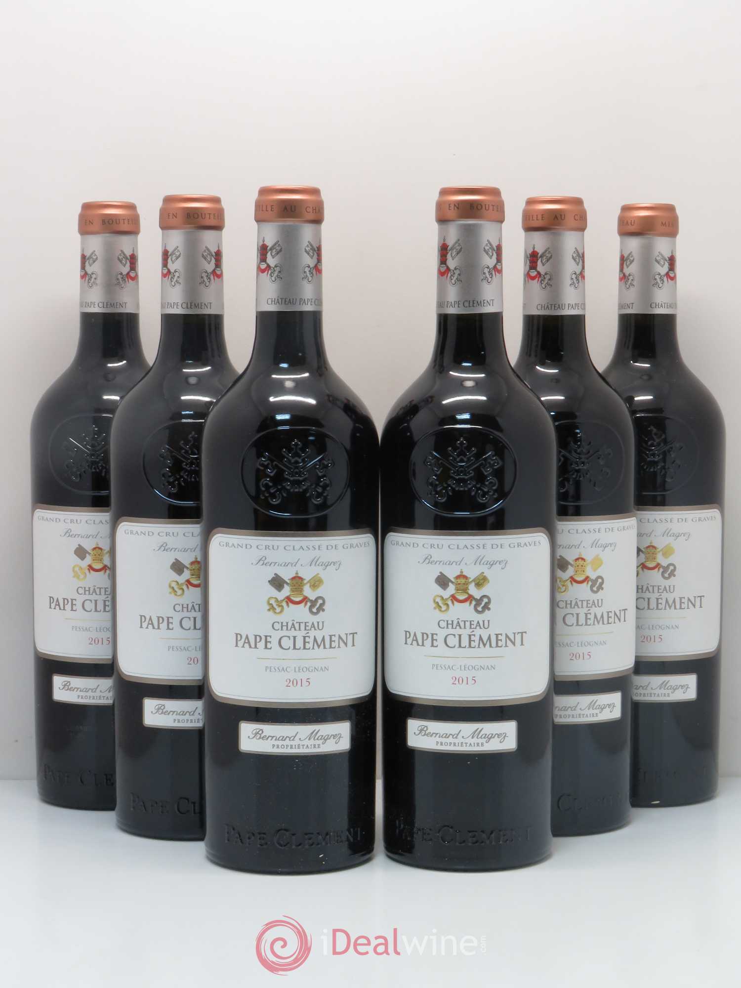 Château Pape Clément Cru Classé de Graves 2015 - Lot de 6 bouteilles - 0
