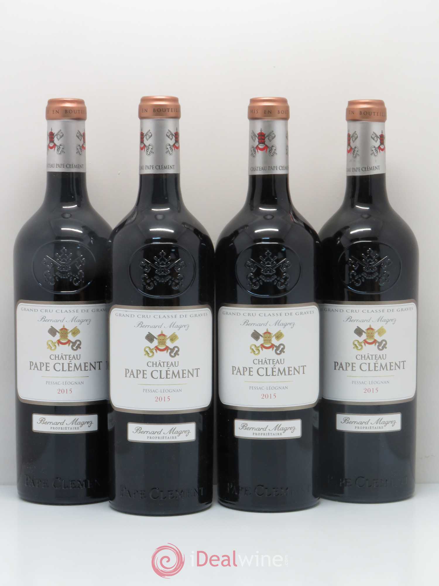 Château Pape Clément Cru Classé de Graves 2015 - Lot de 4 bouteilles - 0