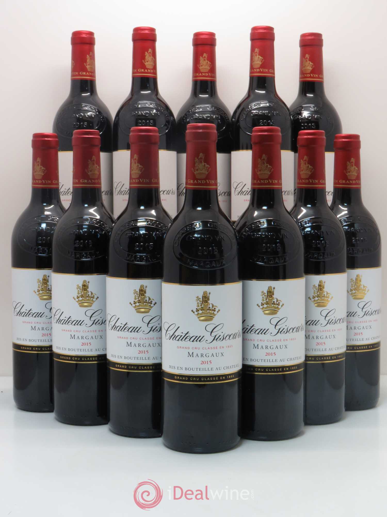 Château Giscours 3ème Grand Cru Classé 2015 - Lot de 12 bouteilles - 0
