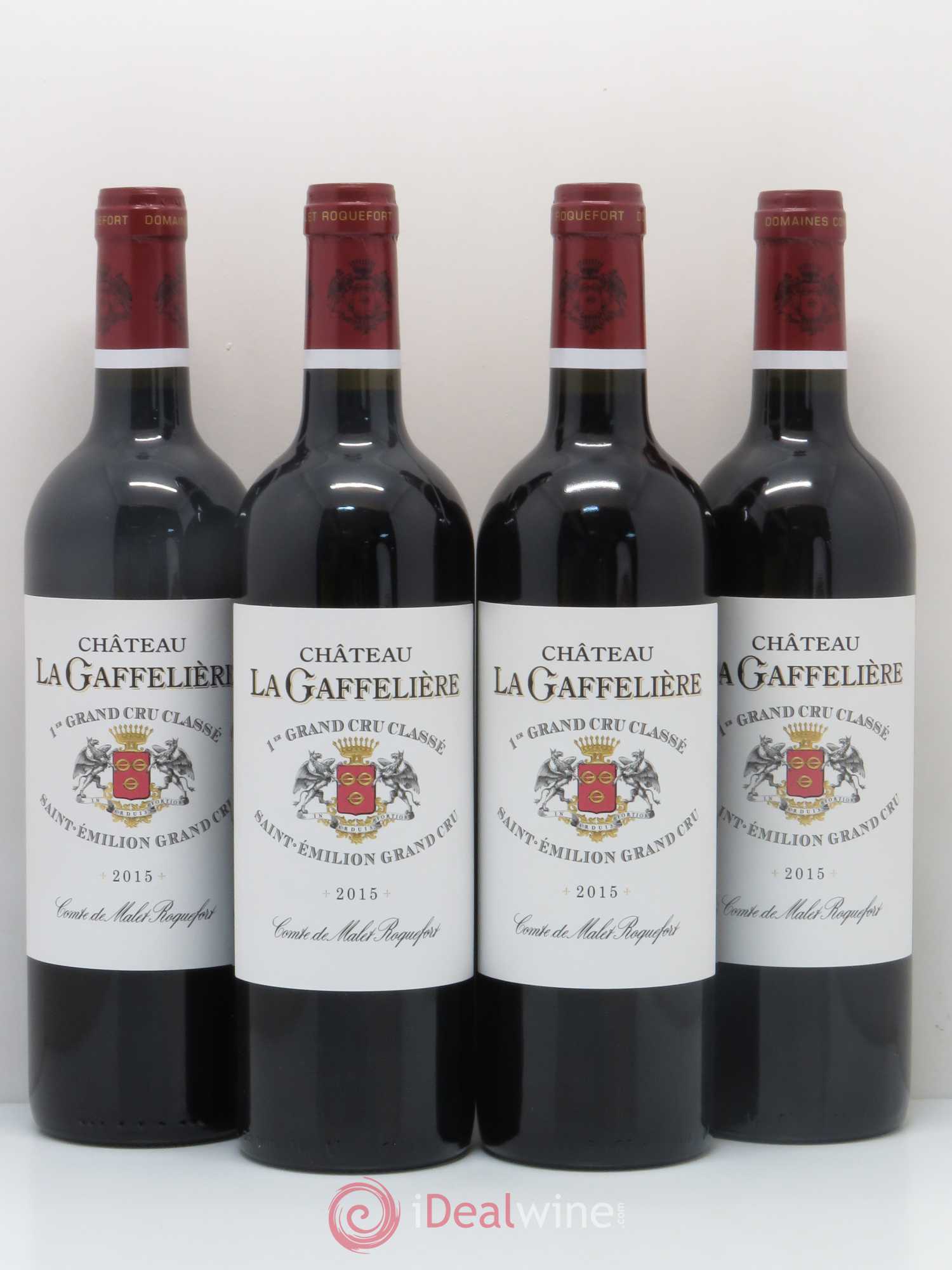Château la Gaffelière 1er Grand Cru Classé B 2015 - Lot de 4 bouteilles - 0