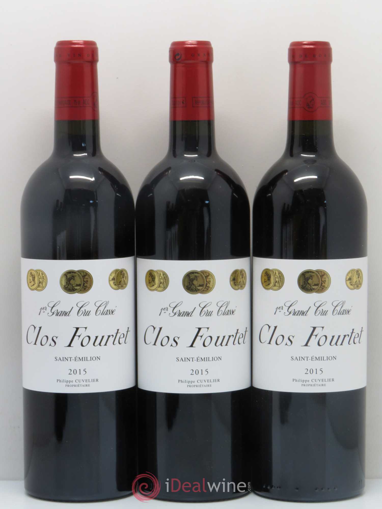 Clos Fourtet 1er Grand Cru Classé B 2015 - Lot de 6 bouteilles - 1