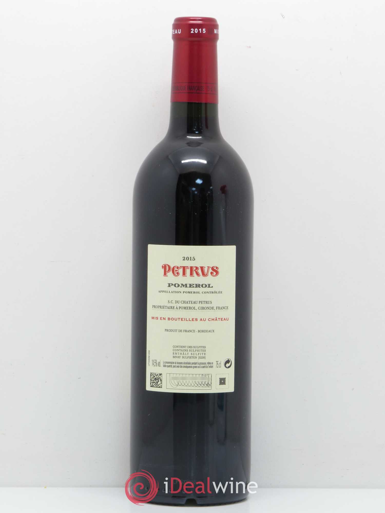 Petrus 2015 - Lot de 1 bouteille - 1