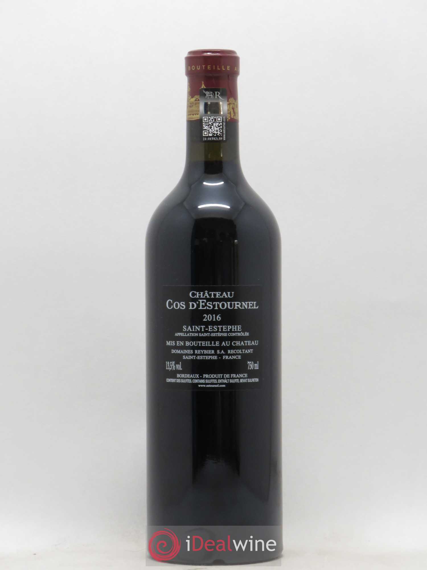 Cos d'Estournel 2ème Grand Cru Classé 2016 - Lot de 1 bouteille - 1