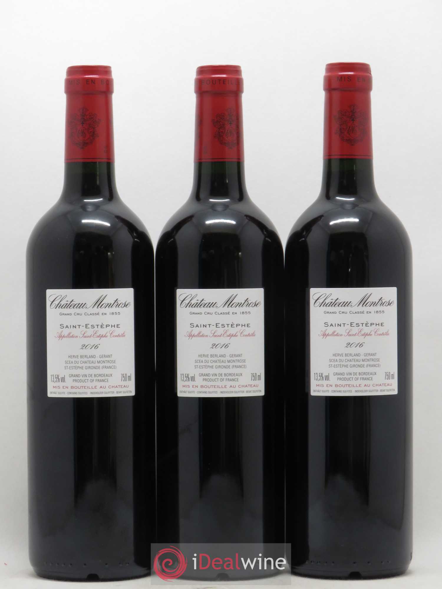 Château Montrose 2ème Grand Cru Classé 2016 - Lot de 6 bouteilles - 2