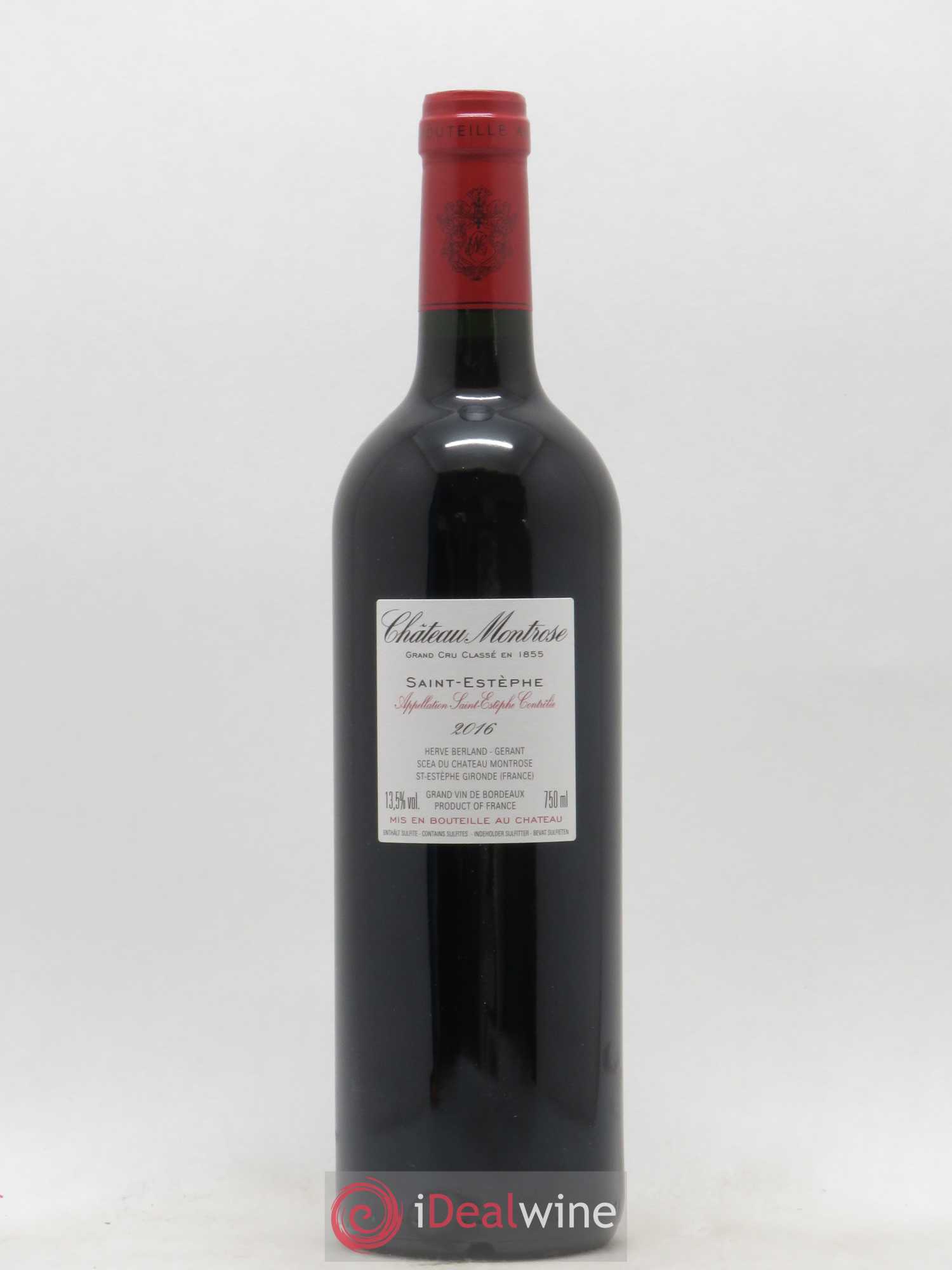 Château Montrose 2ème Grand Cru Classé 2016 - Lot de 1 bouteille - 1