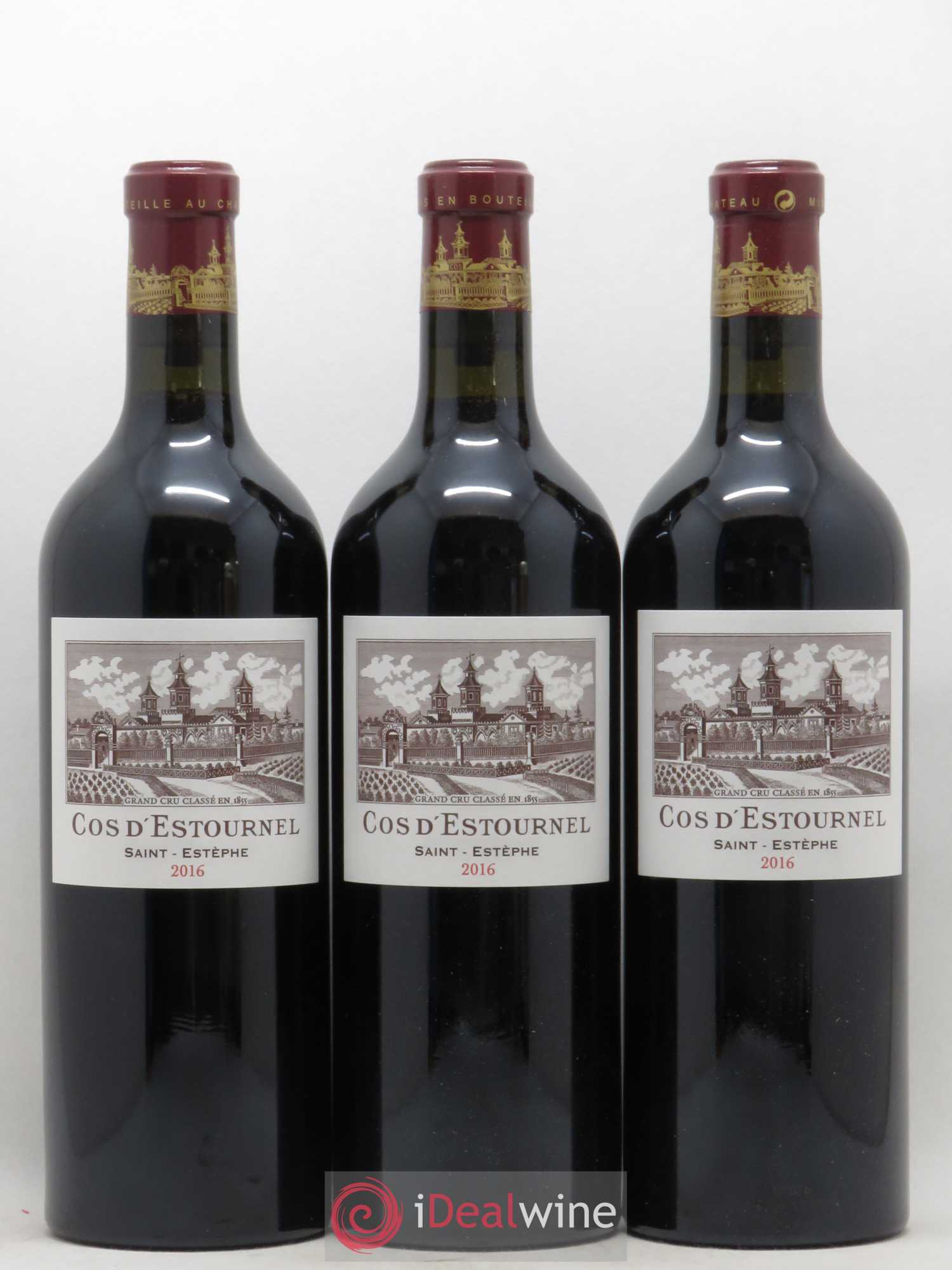 Cos d'Estournel 2ème Grand Cru Classé 2016 - Lot de 3 bouteilles - 0