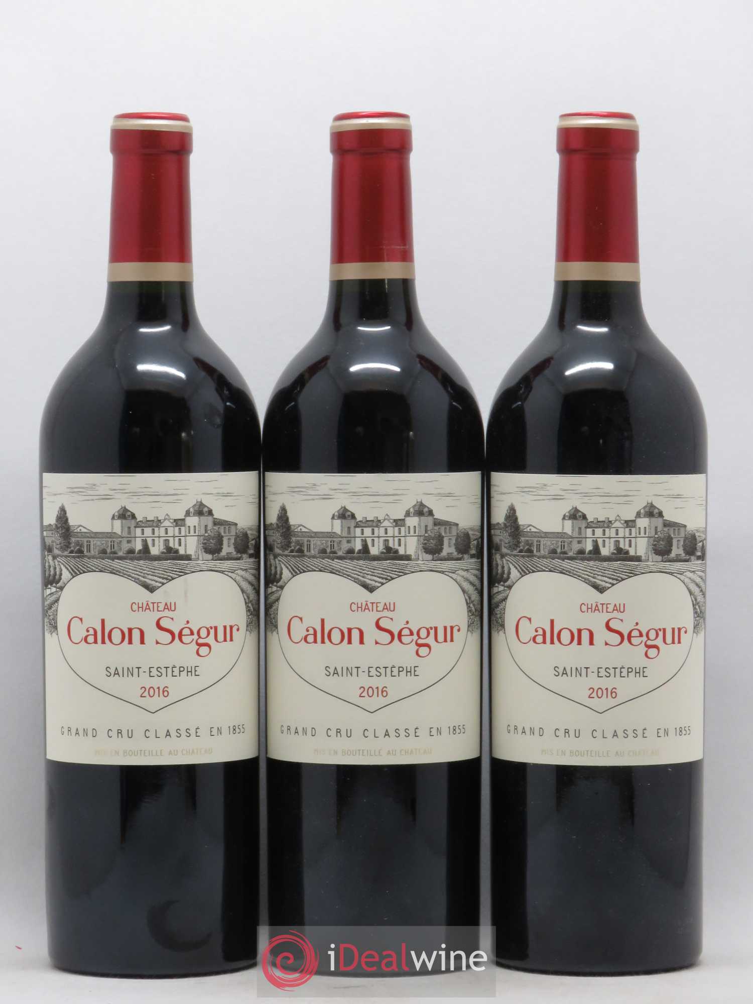 Château Calon Ségur 3ème Grand Cru Classé 2016 - Lot de 3 bouteilles - 0