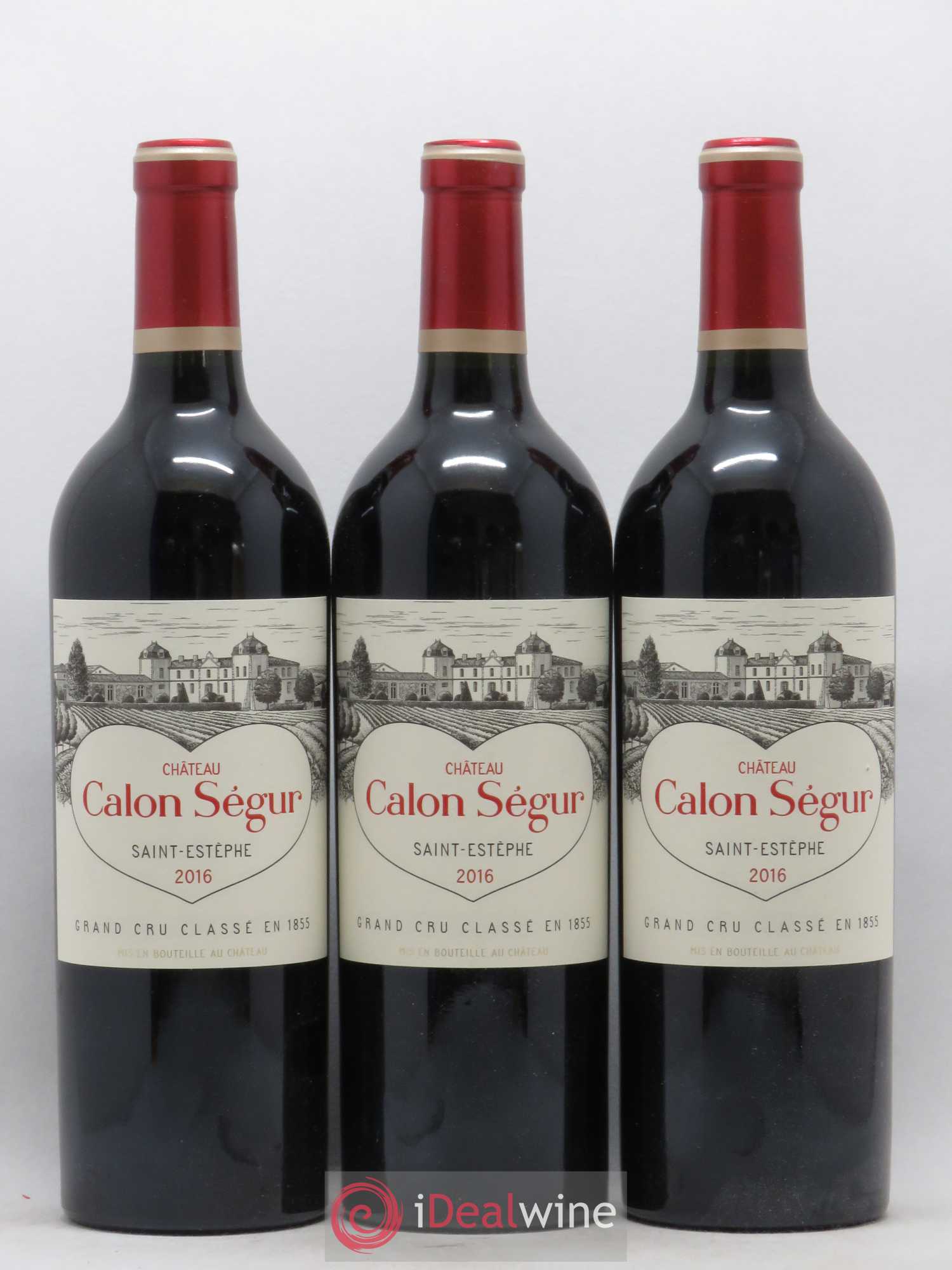 Château Calon Ségur 3ème Grand Cru Classé 2016 - Lot de 3 bouteilles - 0