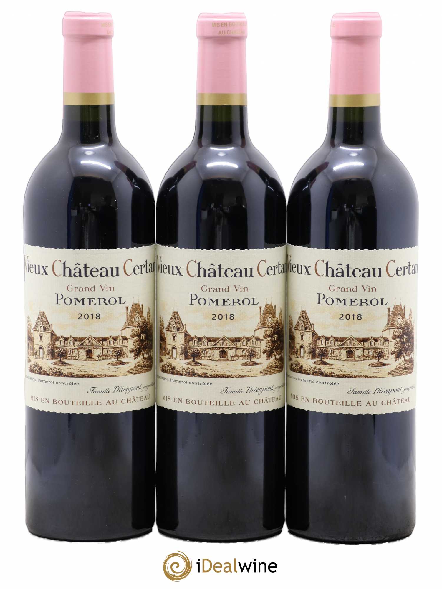 Vieux Château Certan 2018 - Lot de 3 bouteilles - 0
