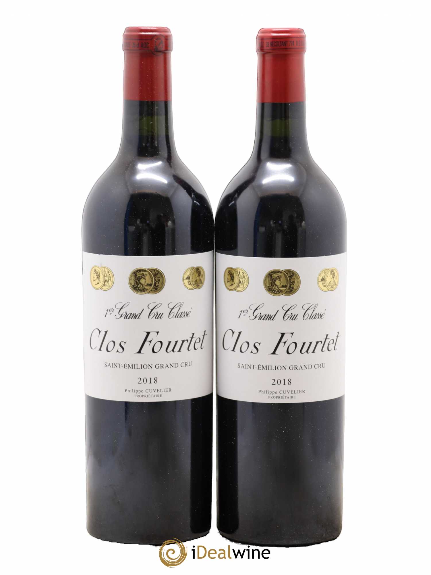 Clos Fourtet 1er Grand Cru Classé B 2018 - Lot de 2 bouteilles - 0