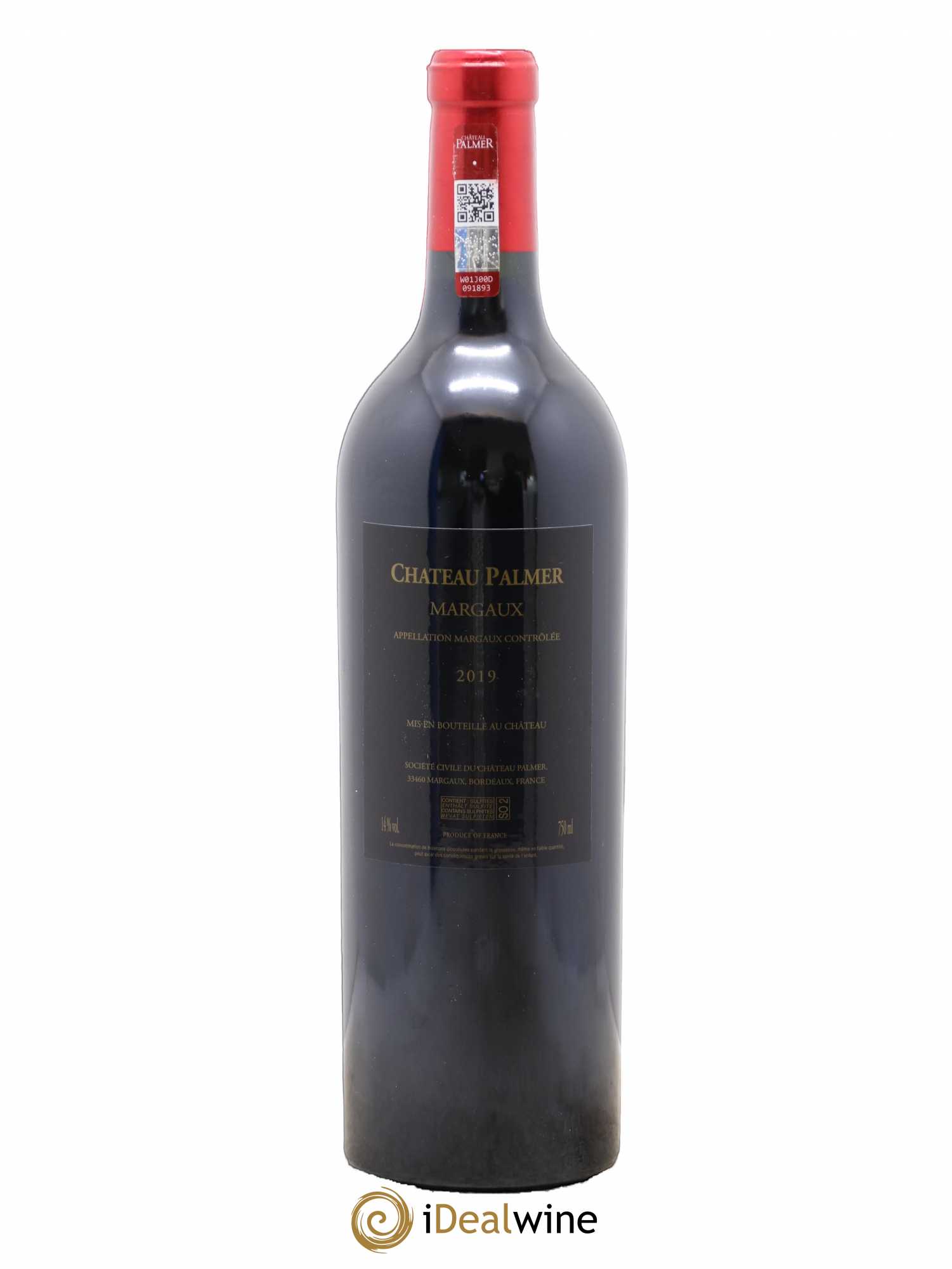 Château Palmer 3ème Grand Cru Classé 2019 - Lot de 1 bouteille - 1