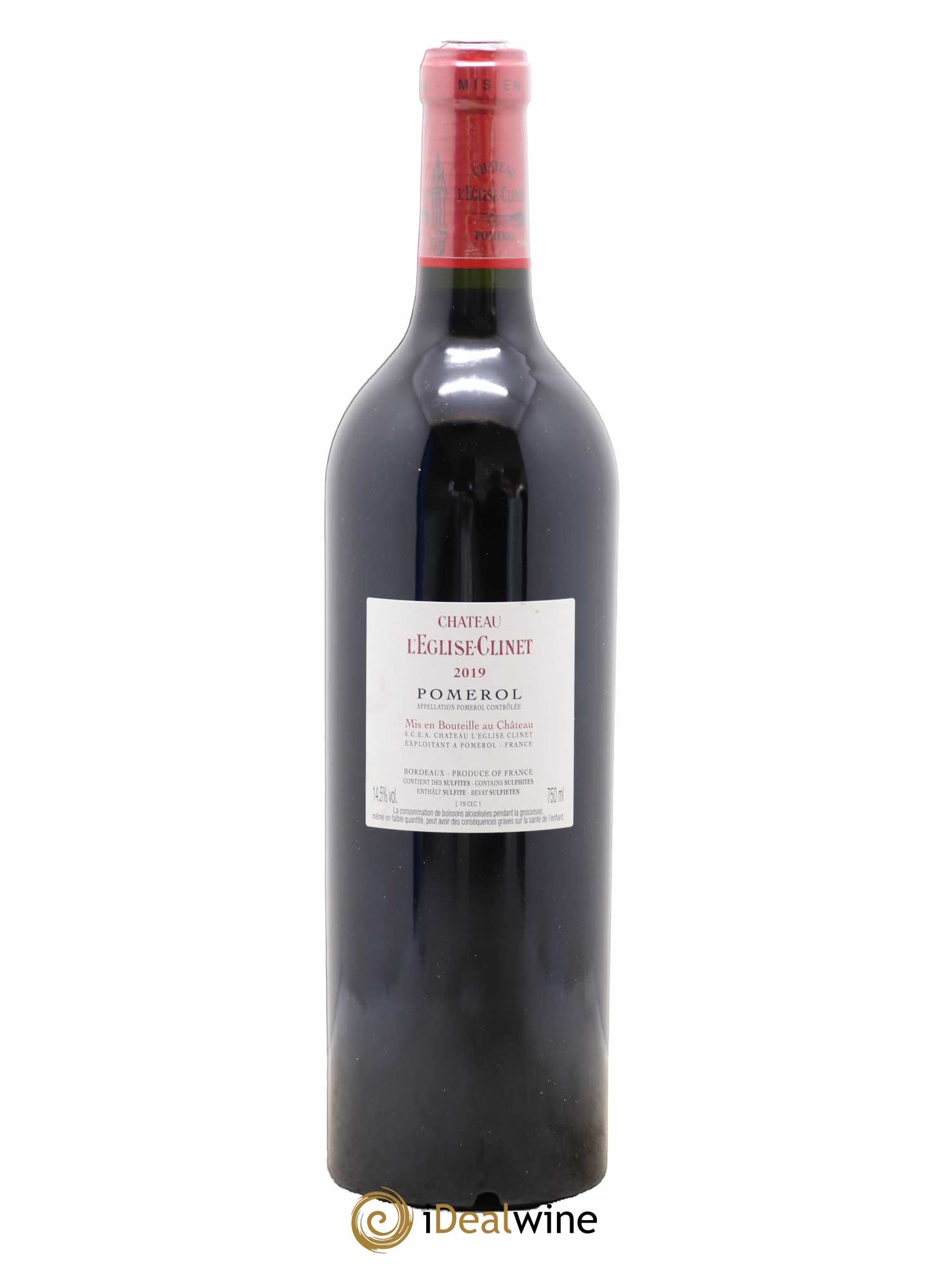 Château l' Église Clinet 2019 - Lot de 1 bouteille - 1