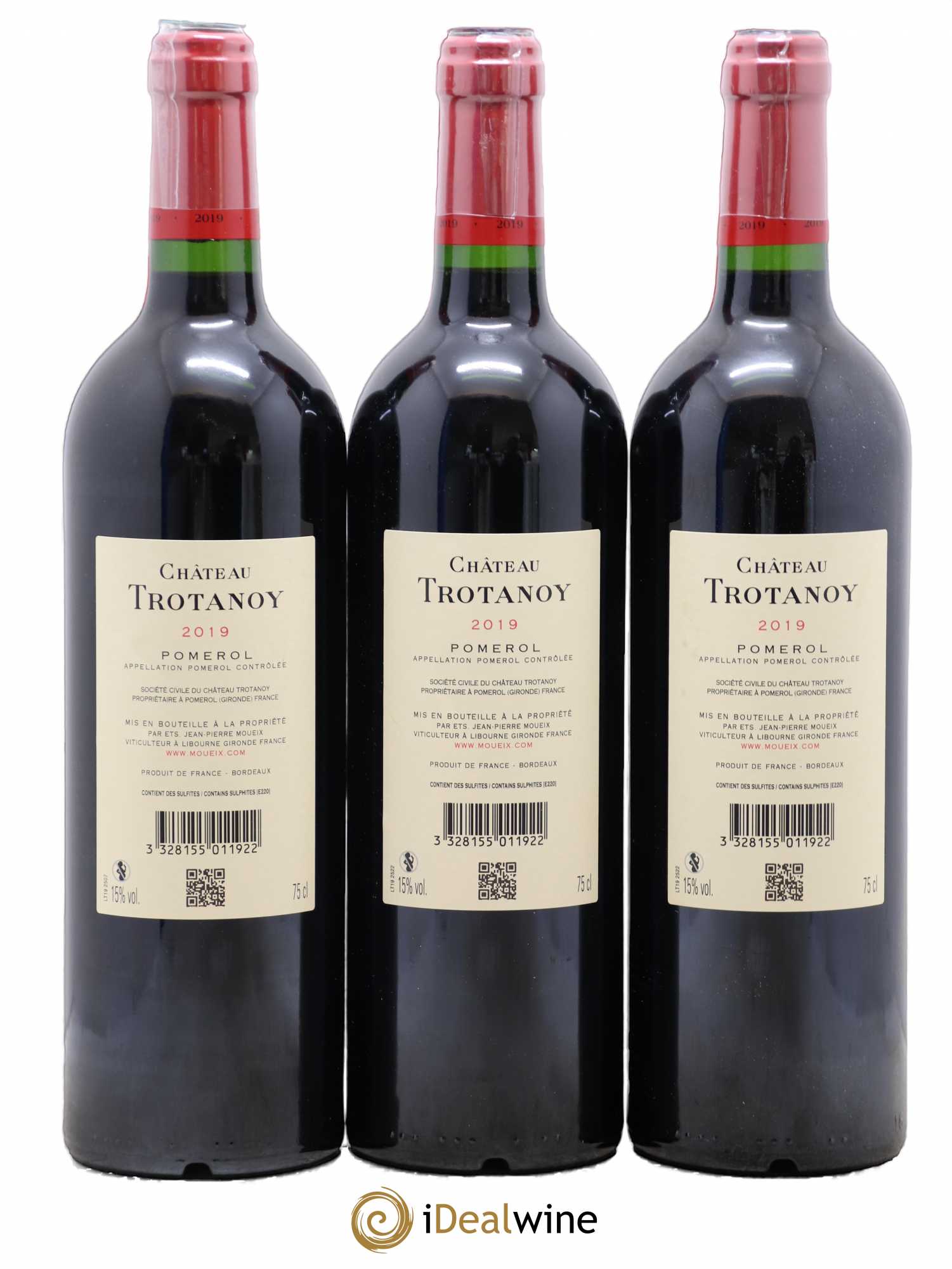 Château Trotanoy 2019 - Lot de 3 bouteilles - 1